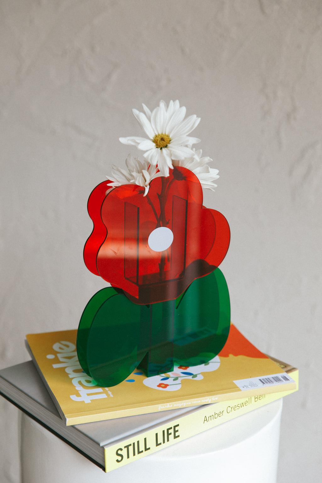 Zephyr Eco-friendly Acrylic Vase Red by Selfie Leslie Australia