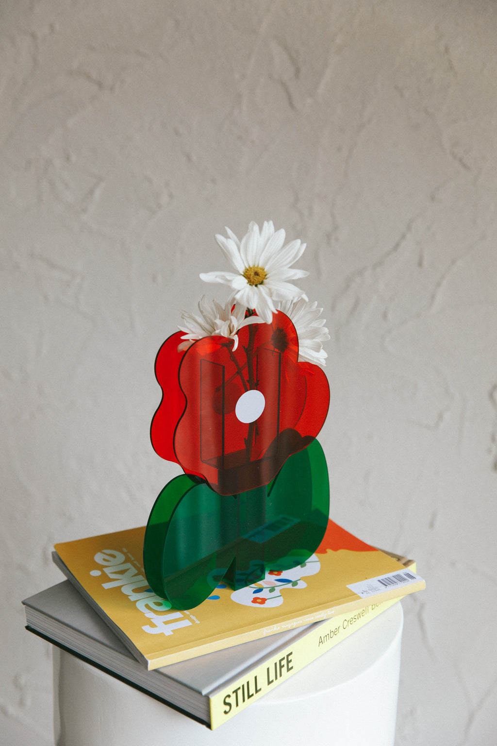 Zephyr Eco-friendly Acrylic Vase Red by Selfie Leslie Australia
