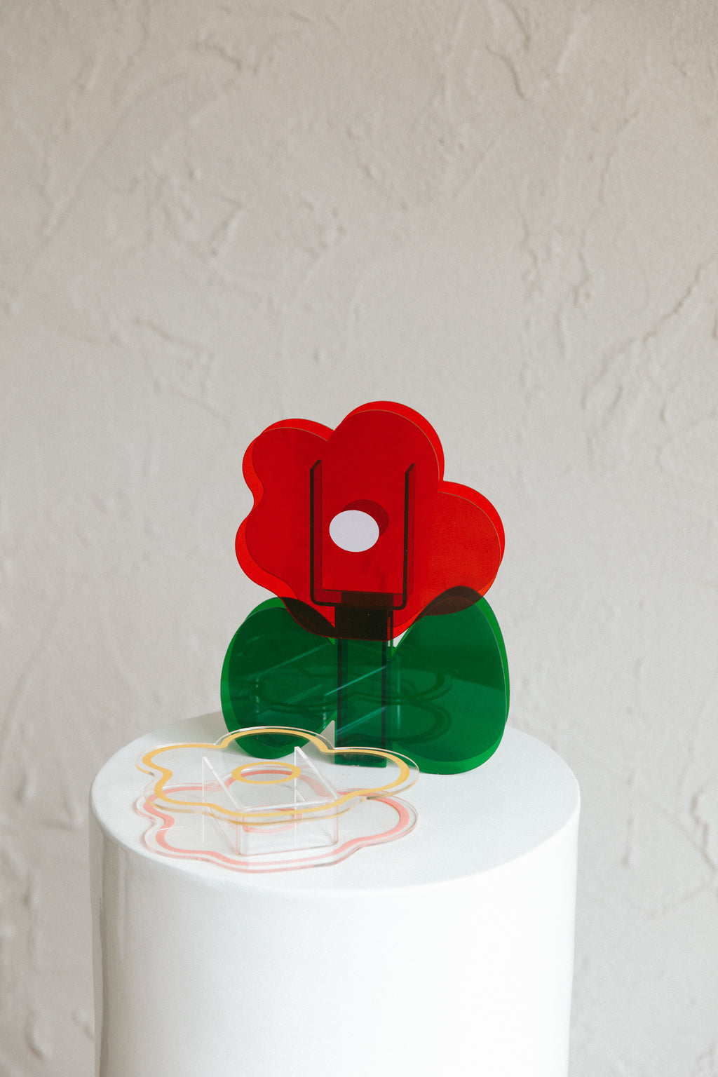 Harlie Eco-friendly Acrylic Vase Green by Selfie Leslie Australia