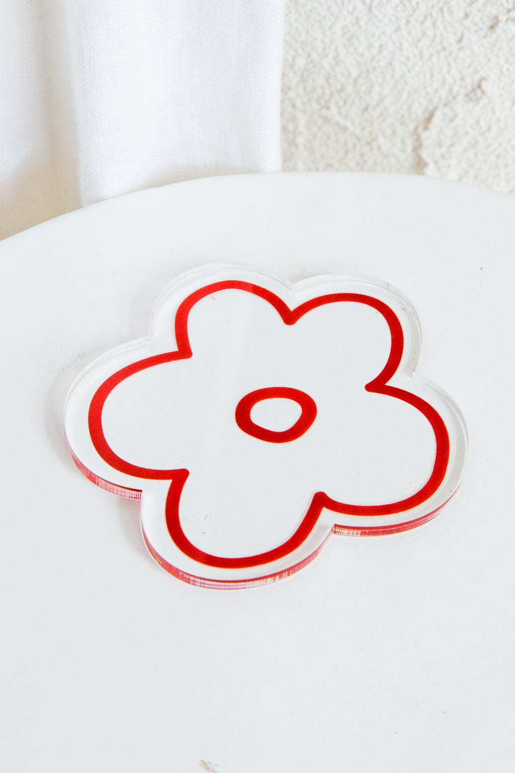 Flower Feeling 4pc Acrylic Coaster Set by Selfie Leslie Australia