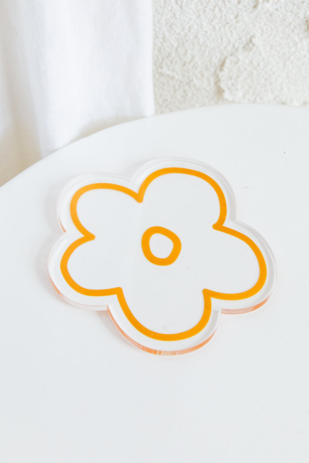 Flower Feeling 4pc Acrylic Coaster Set by Selfie Leslie Australia