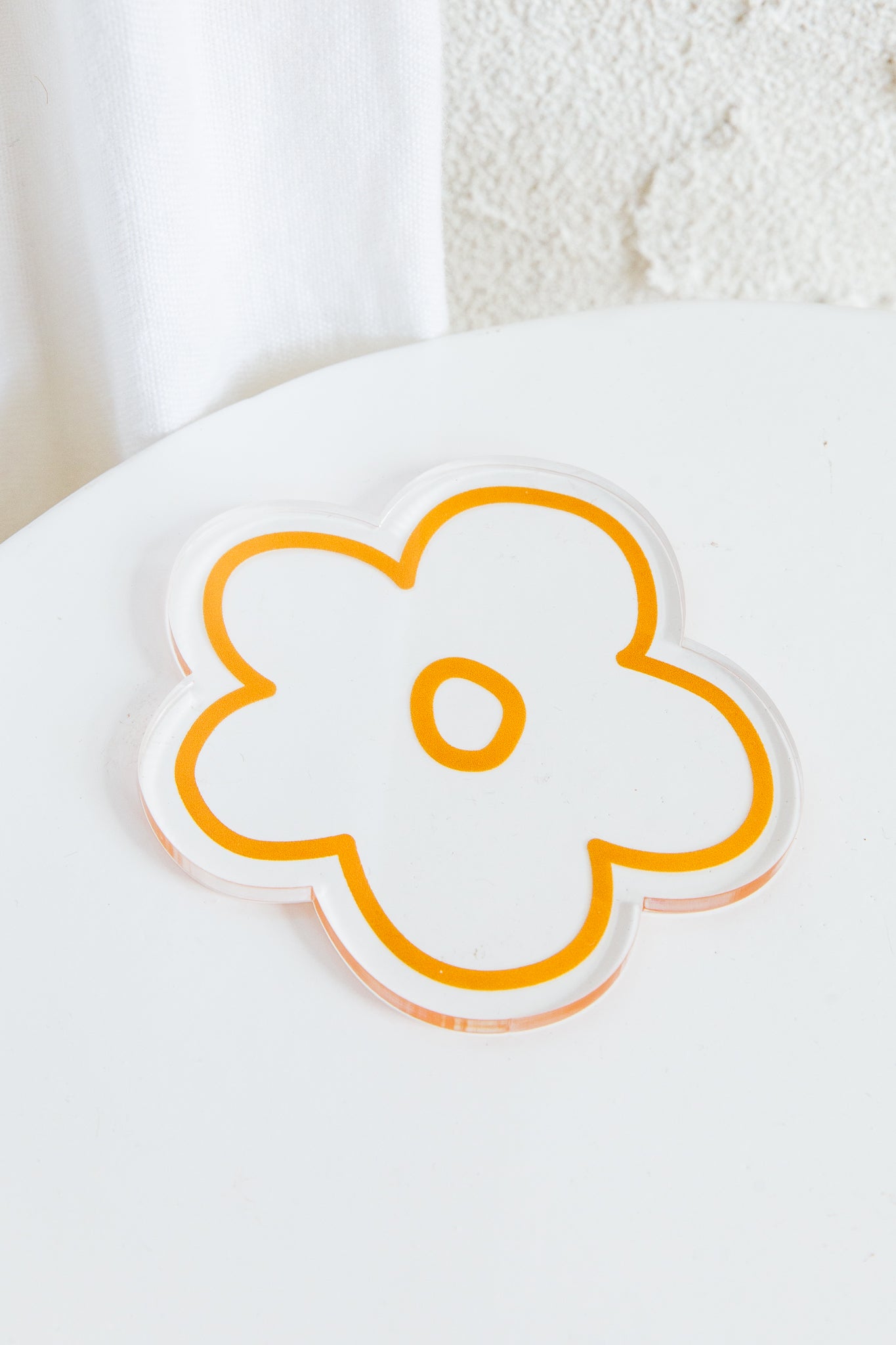 Flower Feeling 4pc Acrylic Coaster Set by Selfie Leslie Australia