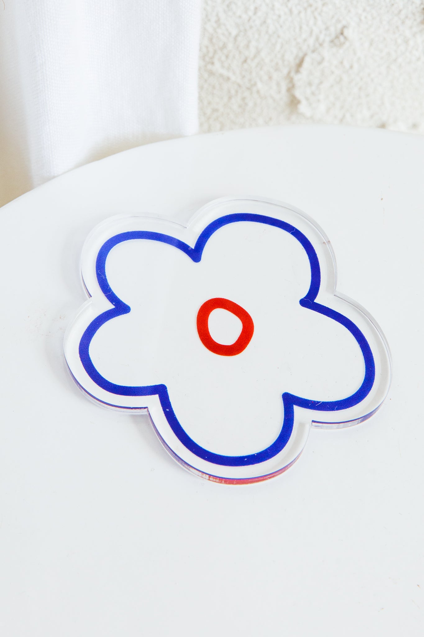 Flower Feeling 4pc Acrylic Coaster Set by Selfie Leslie Australia
