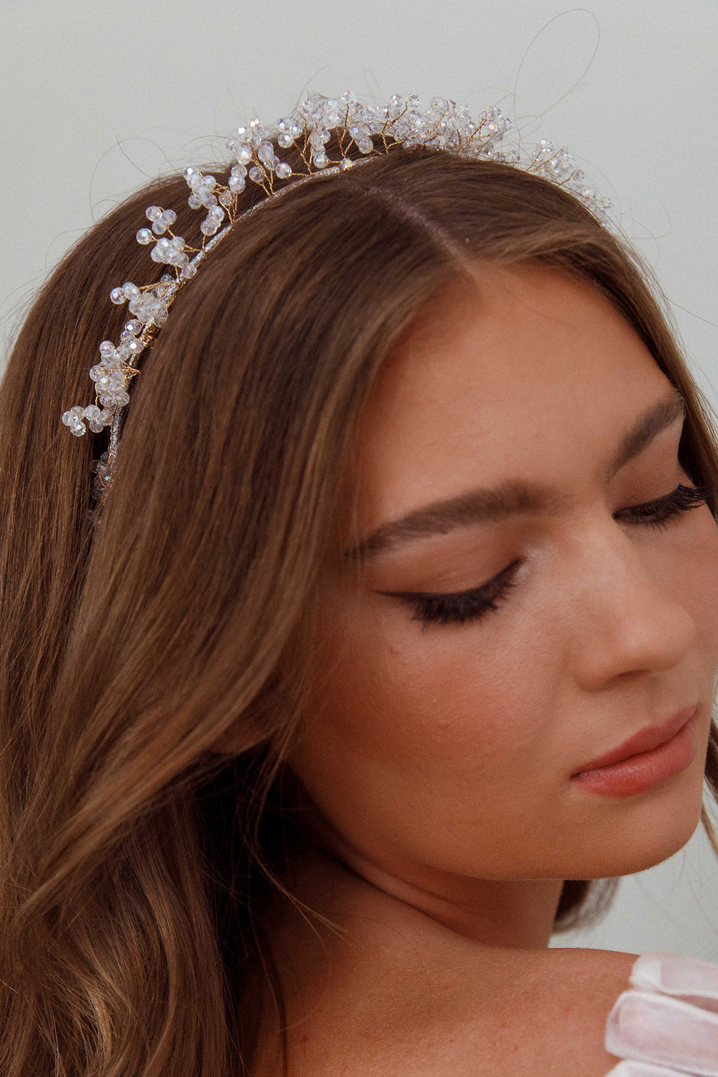 Feuille Crystal Headband Clear by Selfie Leslie Australia