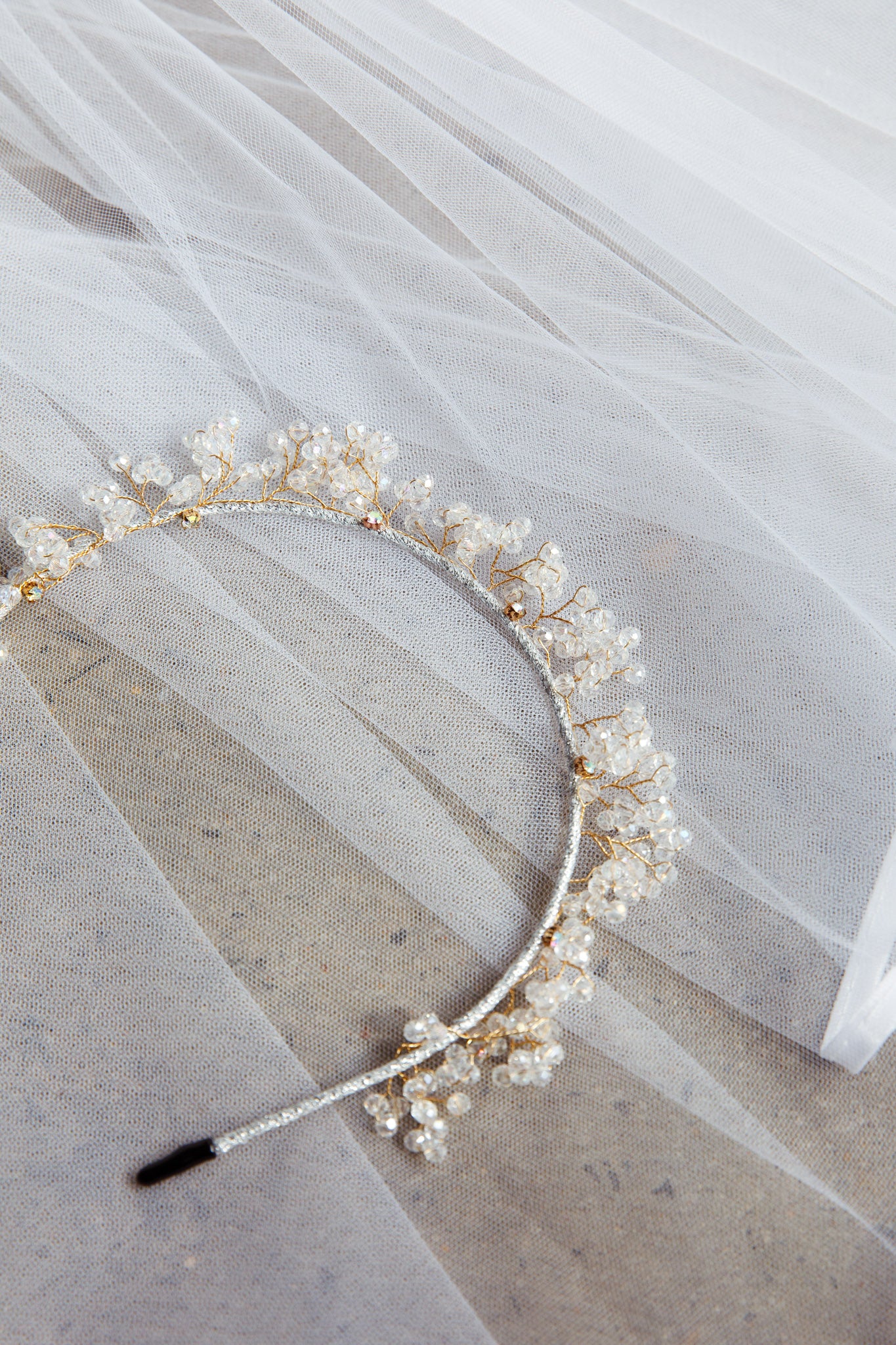 Feuille Crystal Headband Clear by Selfie Leslie Australia