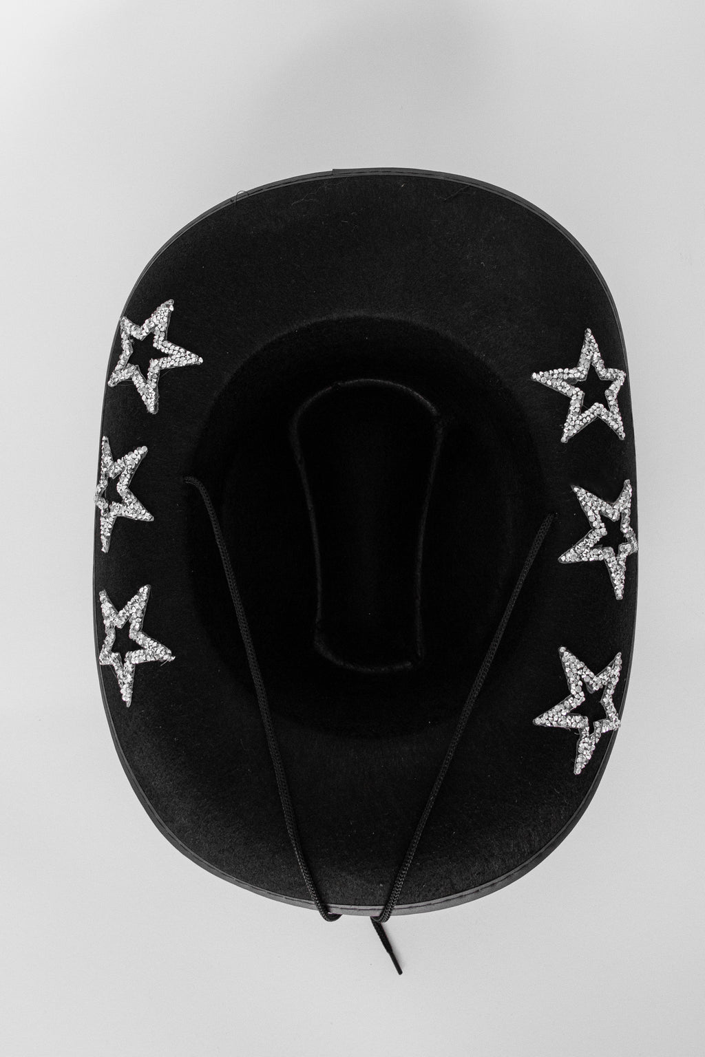 Bobby Rhinestone Star Cowboy Hat Black by Selfie Leslie Australia