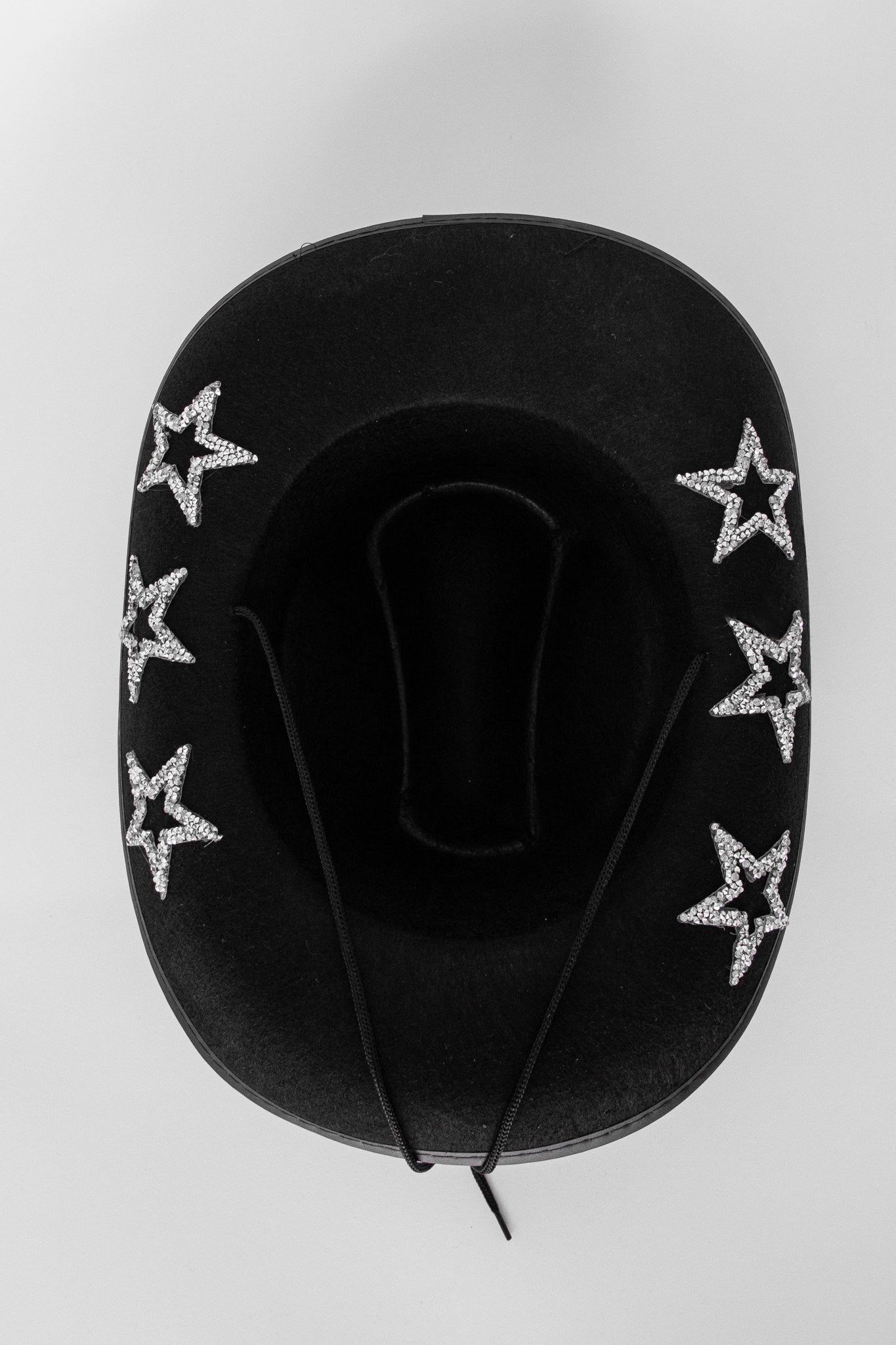 Bobby Rhinestone Star Cowboy Hat Black by Selfie Leslie Australia