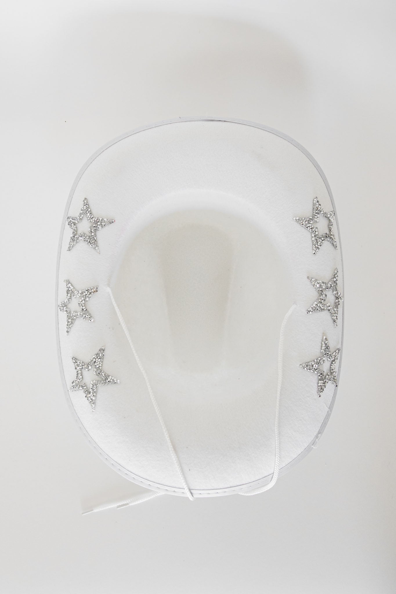 Bobby Rhinestone Star Cowboy Hat White by Selfie Leslie Australia