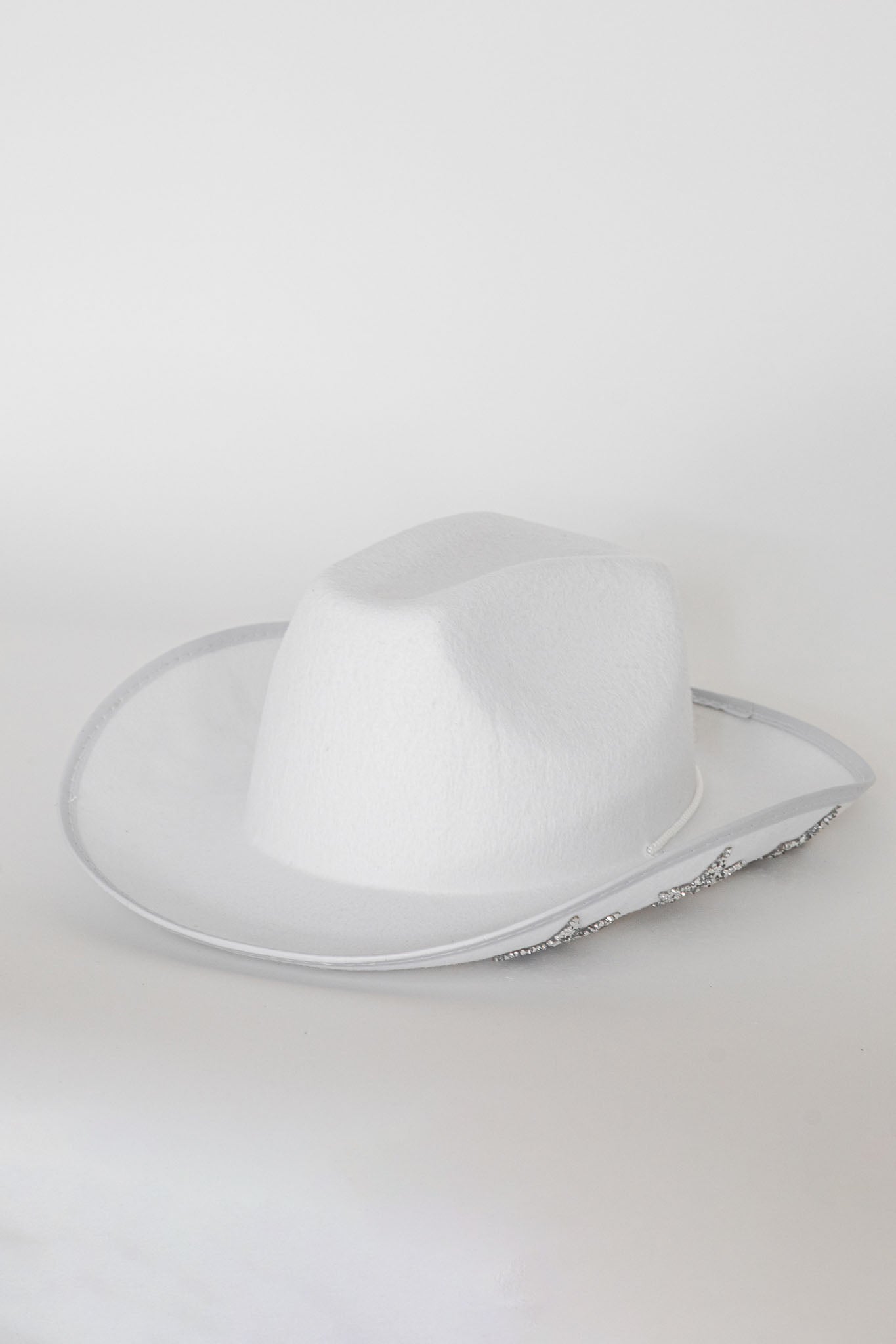 Bobby Rhinestone Star Cowboy Hat White by Selfie Leslie Australia