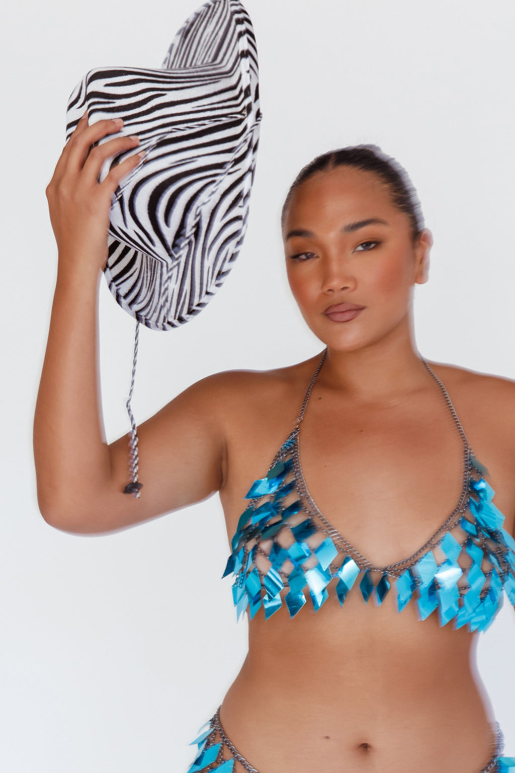 Zebra Print Cowboy Hat by Selfie Leslie Australia