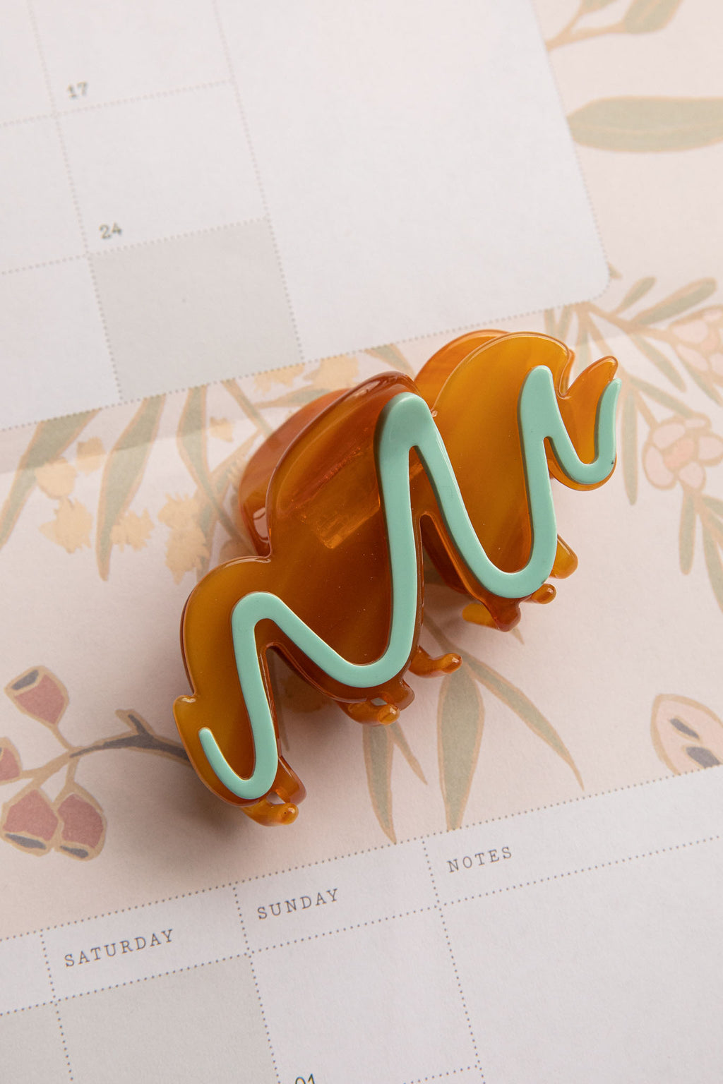 Cloudy Hair Clip Caramel by Selfie Leslie Australia