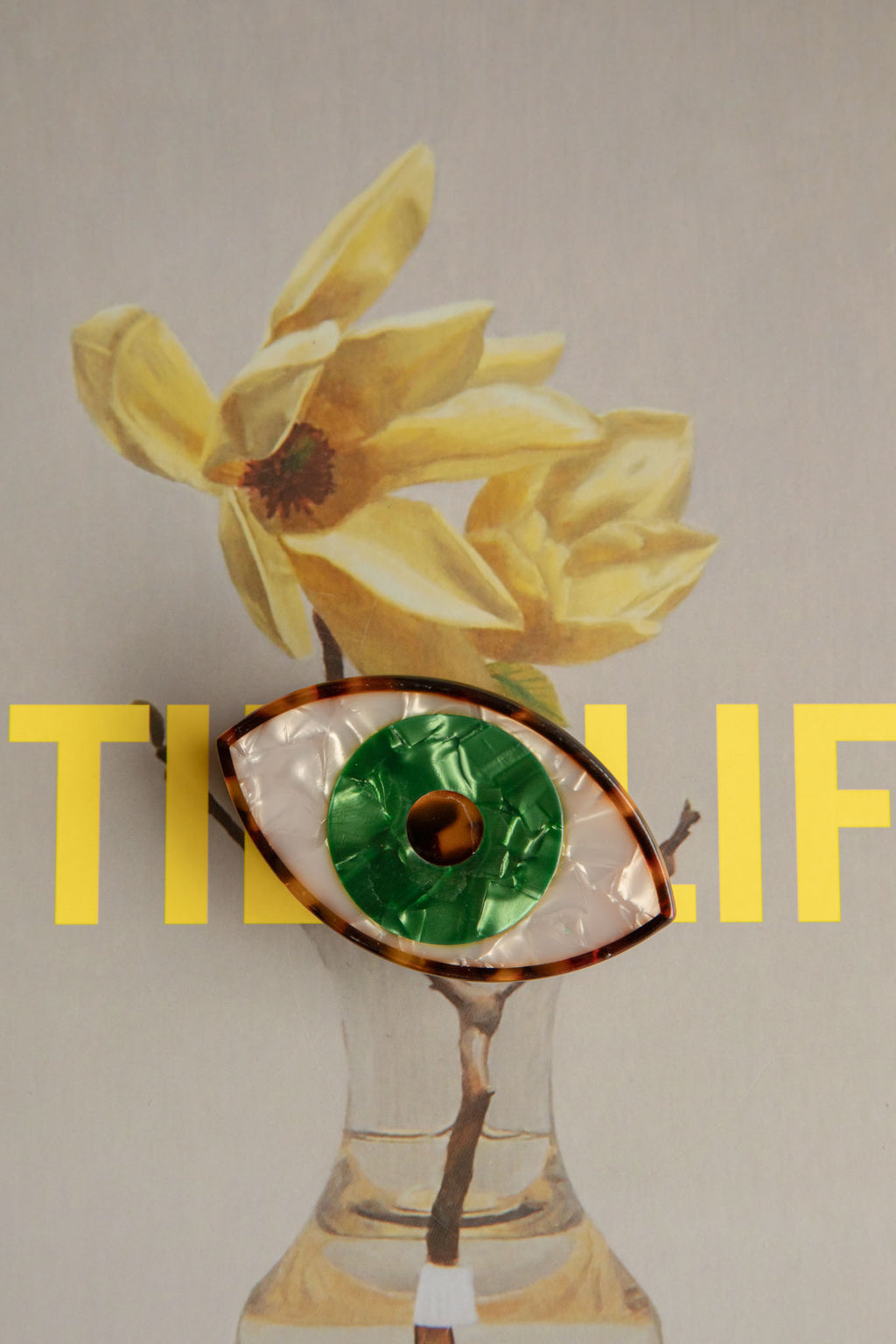 Eyes On You Hair Clip Green by Selfie Leslie Australia