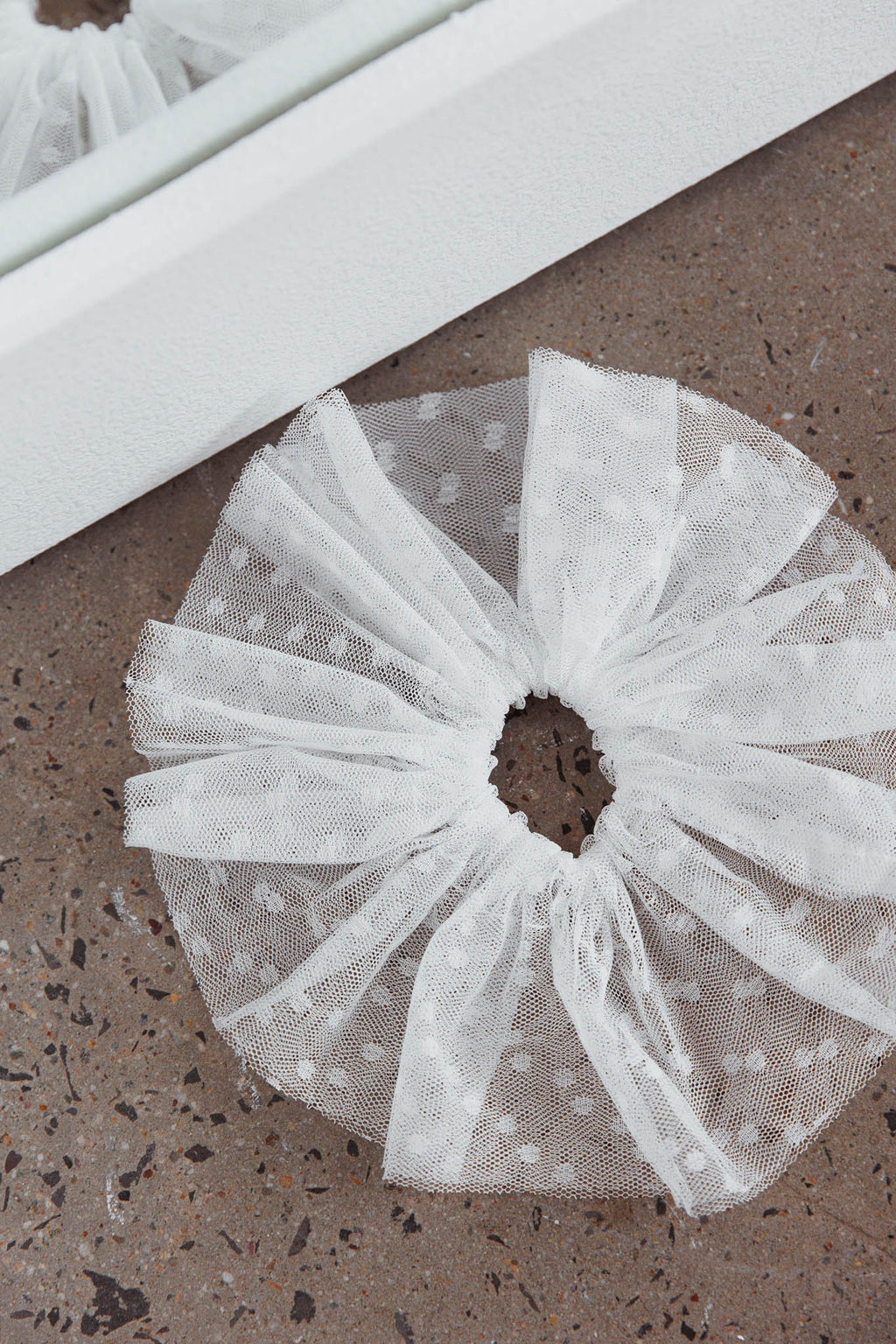 Samara Lace Scrunchie White by Selfie Leslie Australia