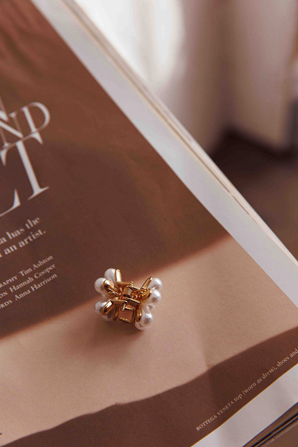 Aurelia Pearl Flower Hairclip Set by Selfie Leslie Australia