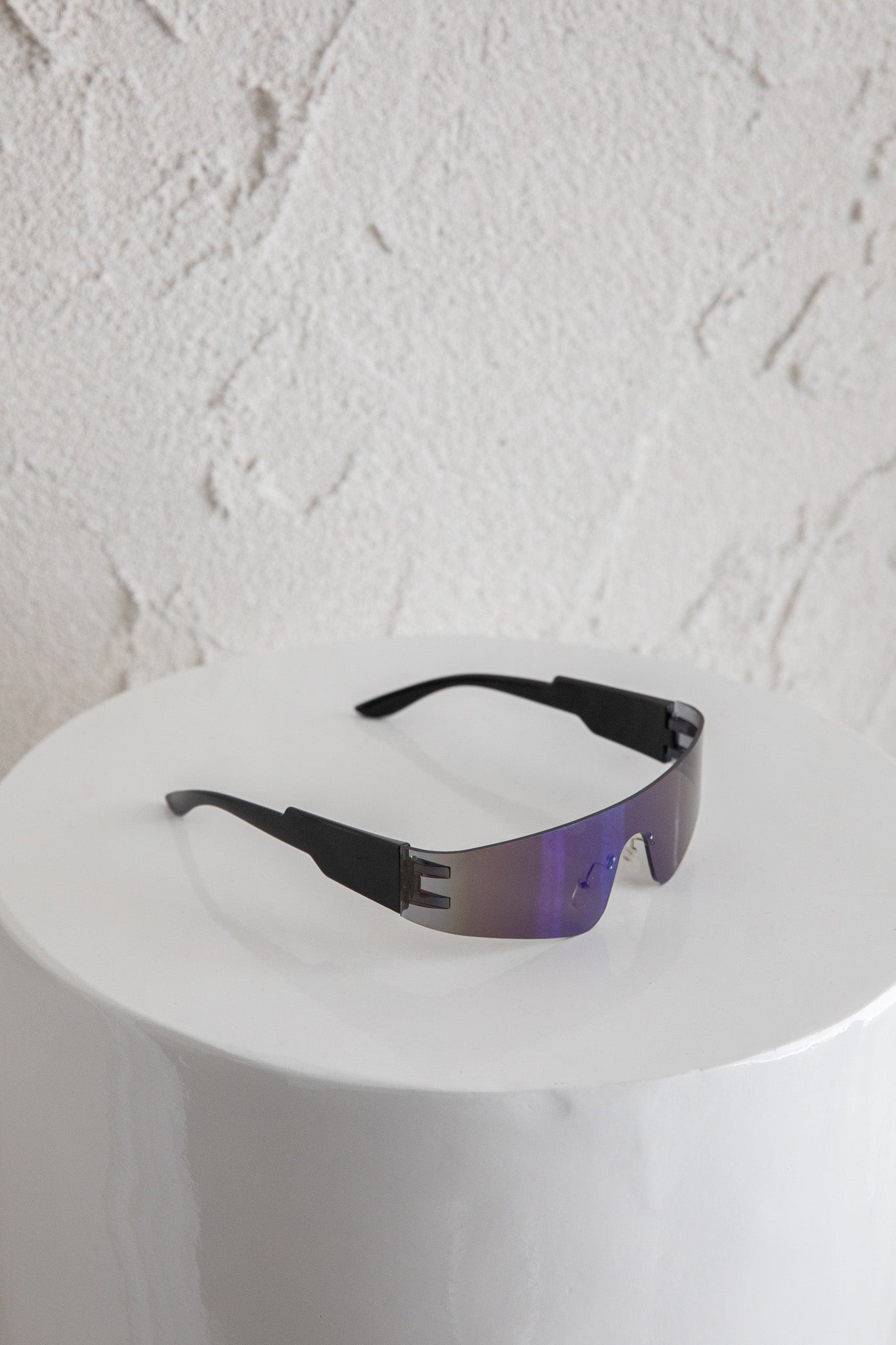 Riptide Oval Sunglasses Purple by Selfie Leslie Australia