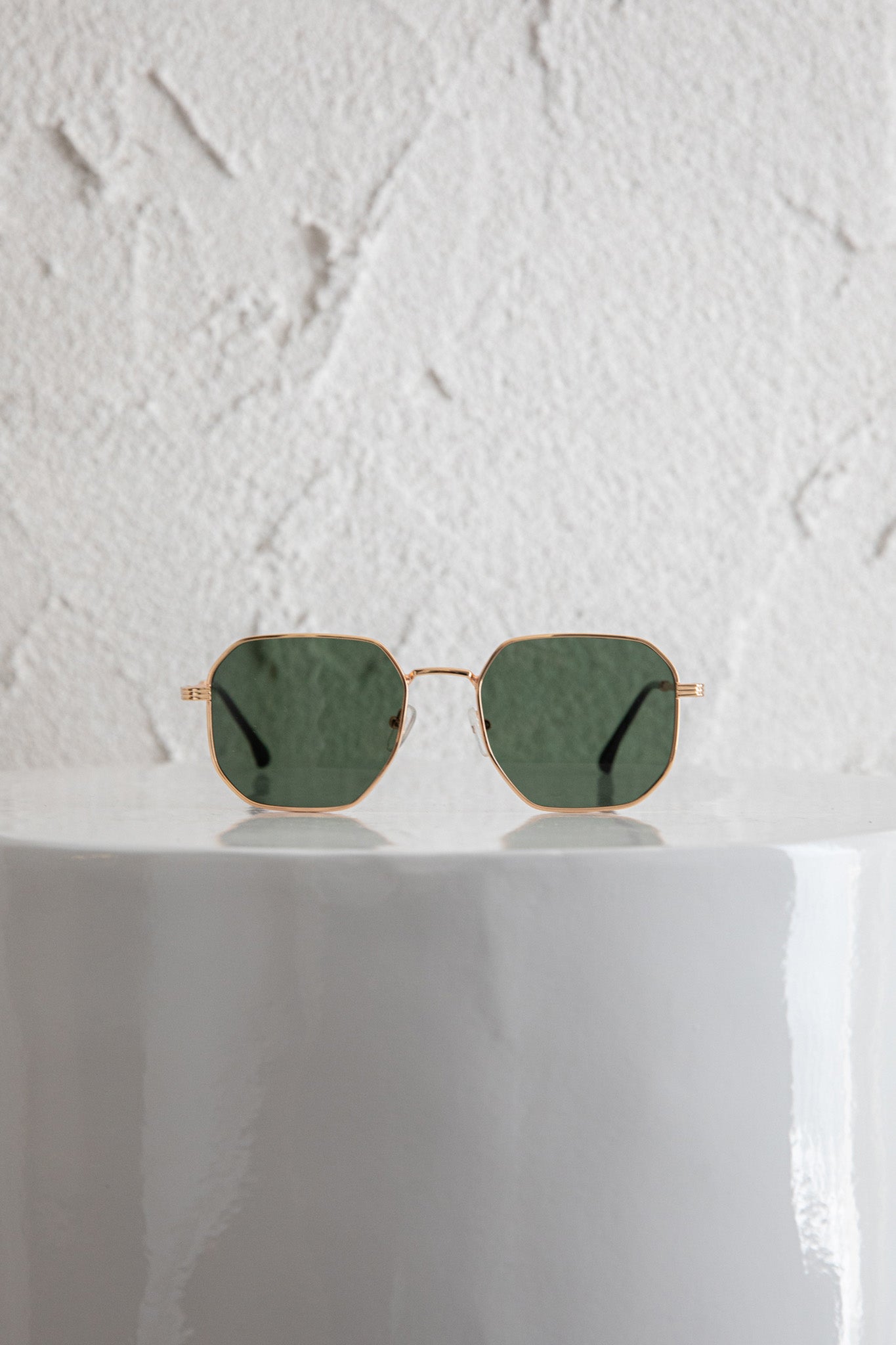Sahara Aviator Sunglasses Dark Green by Selfie Leslie Australia