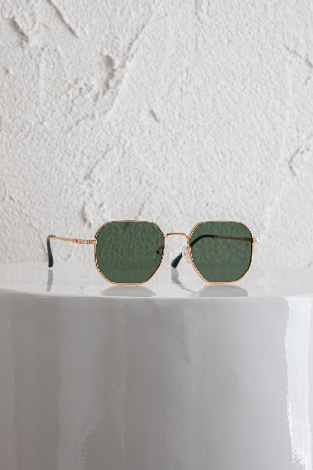 Sahara Aviator Sunglasses Dark Green by Selfie Leslie Australia