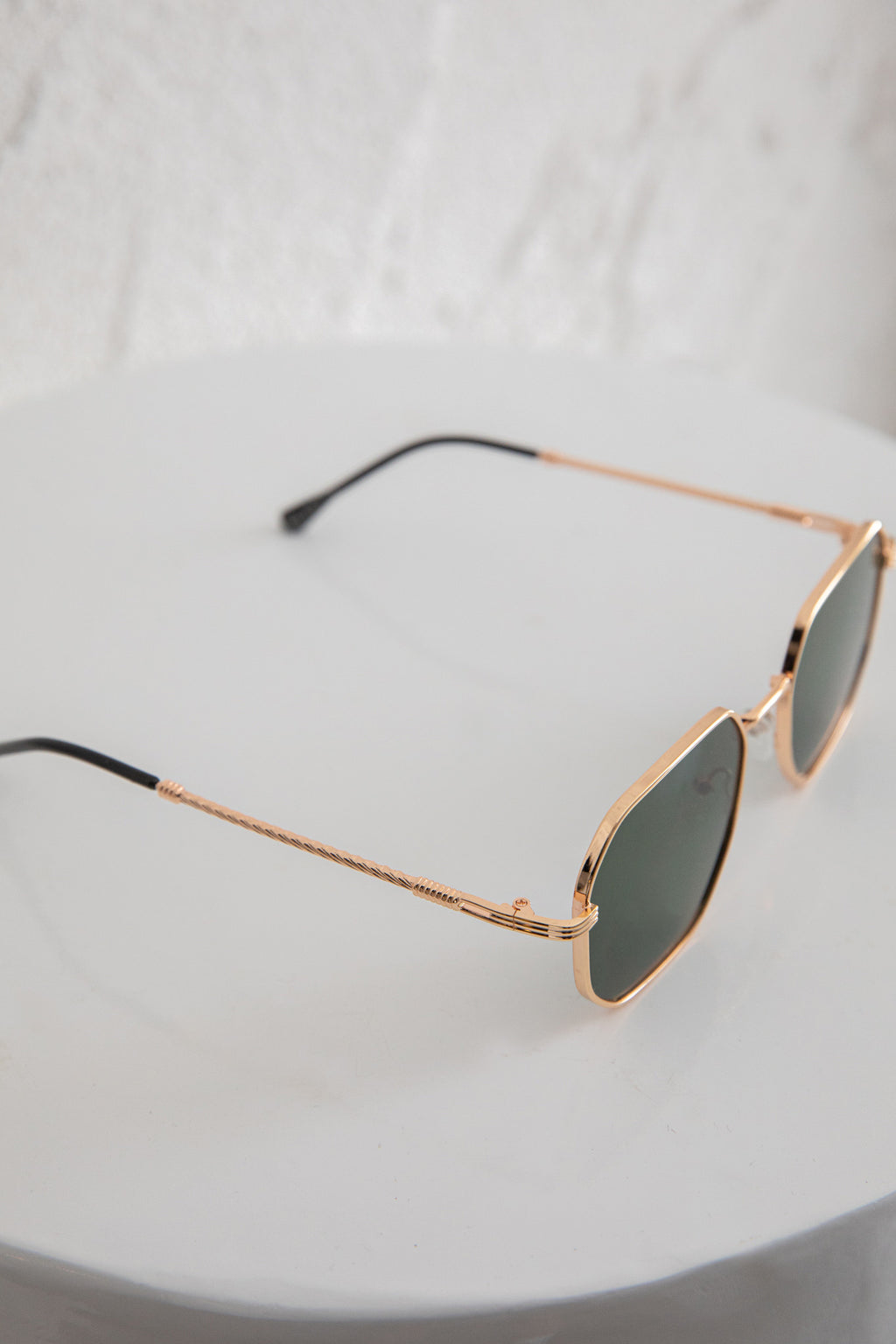 Sahara Aviator Sunglasses Dark Green by Selfie Leslie Australia