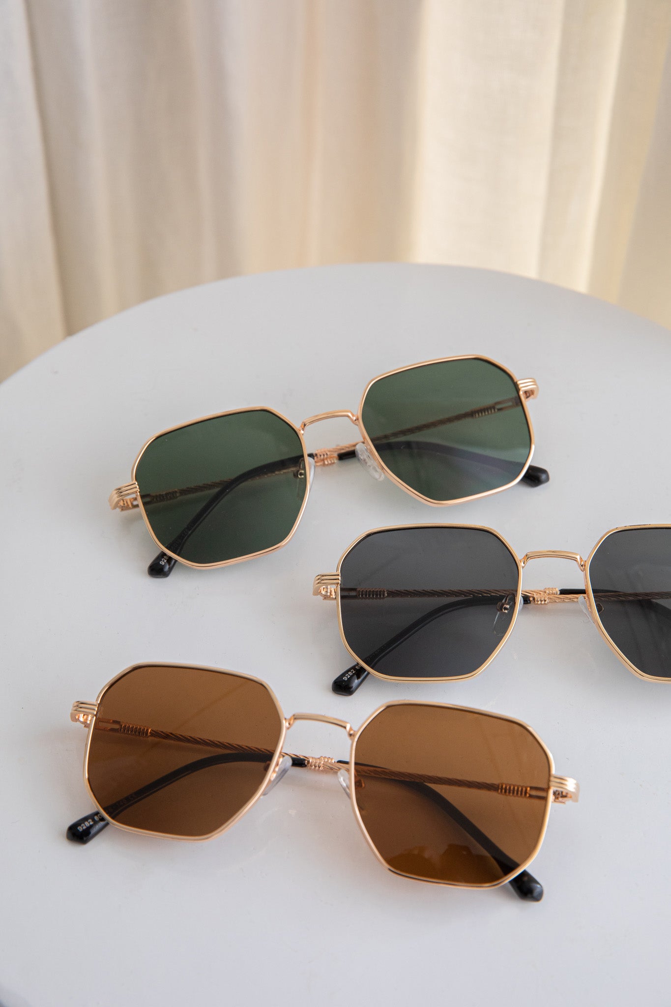 Sahara Aviator Sunglasses Dark Green by Selfie Leslie Australia