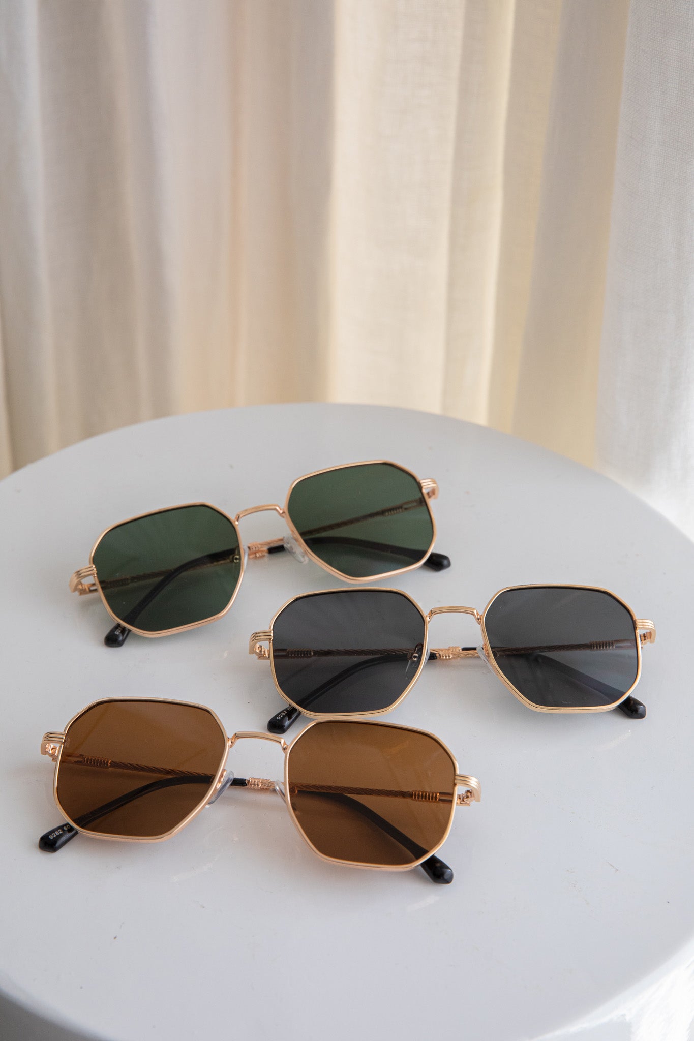 Sahara Aviator Sunglasses Tea by Selfie Leslie Australia