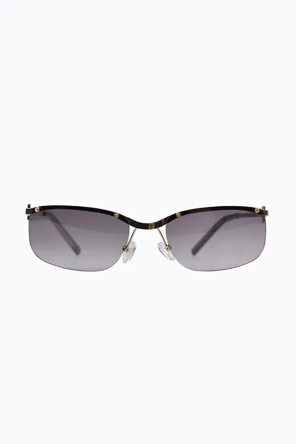 Peta And Jain Metal Mono Lens Sunglasses Gold by Selfie Leslie Australia