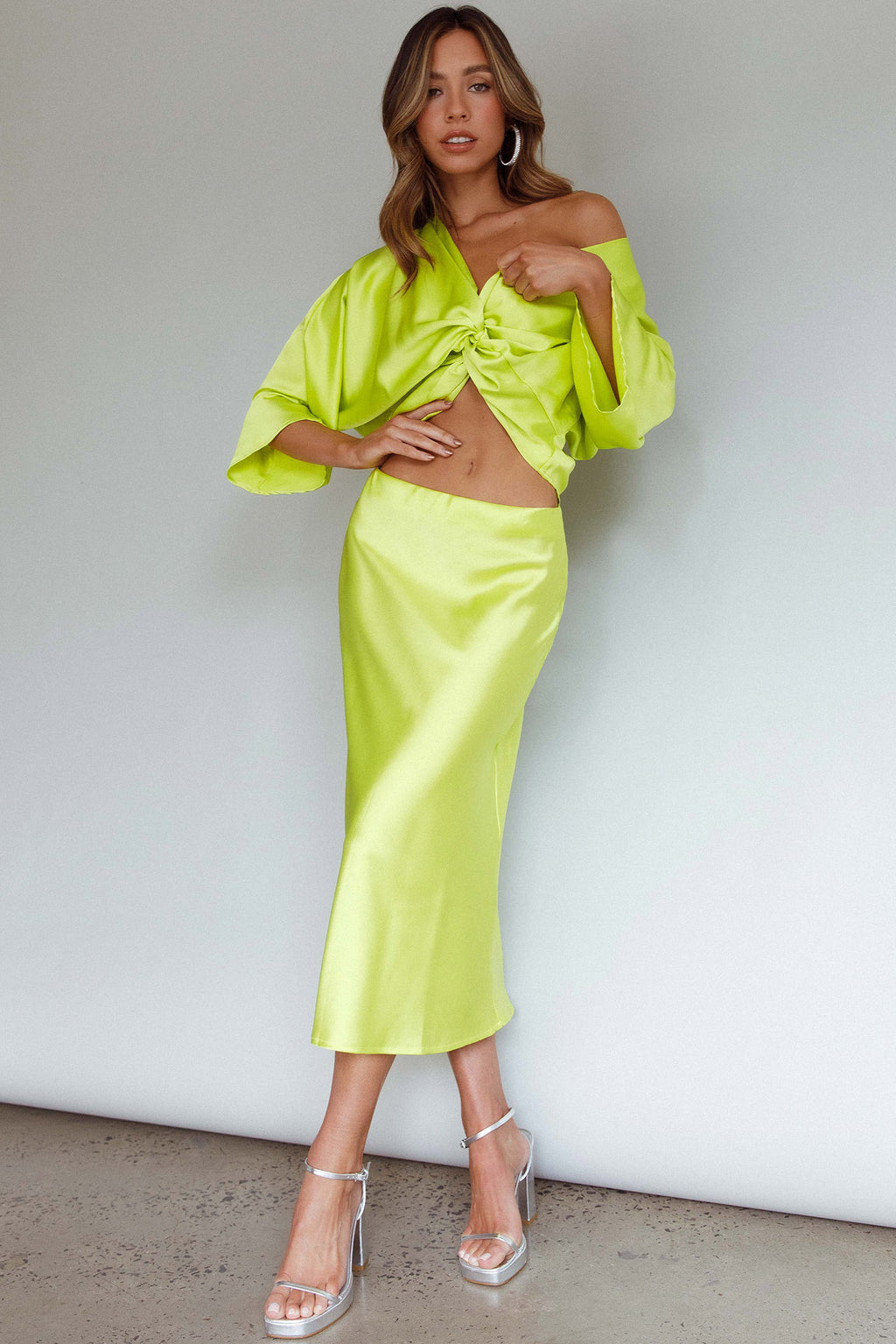 Casablanca Twist Top Citron by Selfie Leslie Australia
