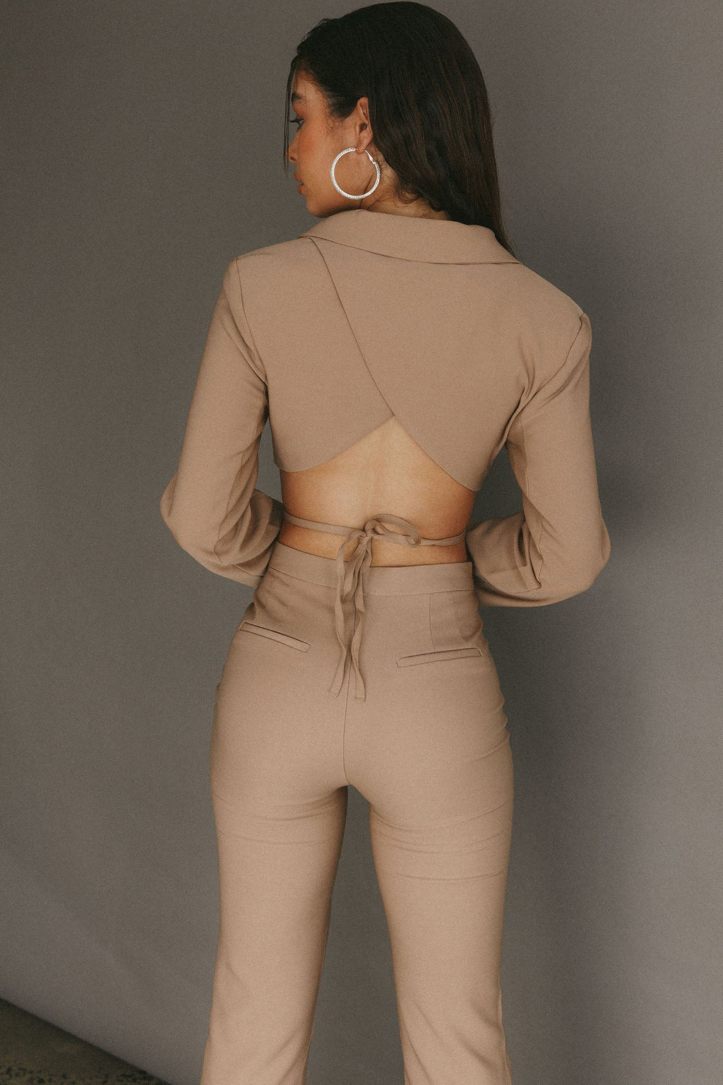 Kimberly Flare Leg Pants Camel by Selfie Leslie