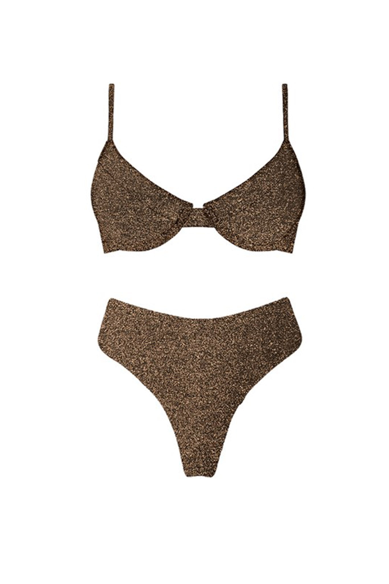 Zuma Bikini Top Brown by Selfie Leslie Australia