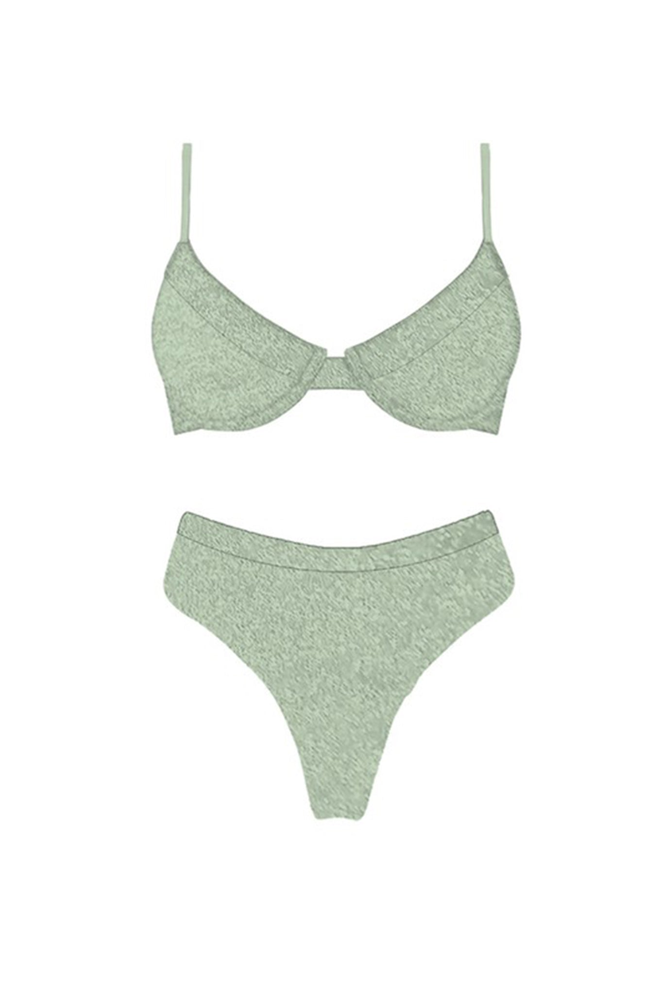 Zuma Bikini Top Mint by Selfie Leslie Australia