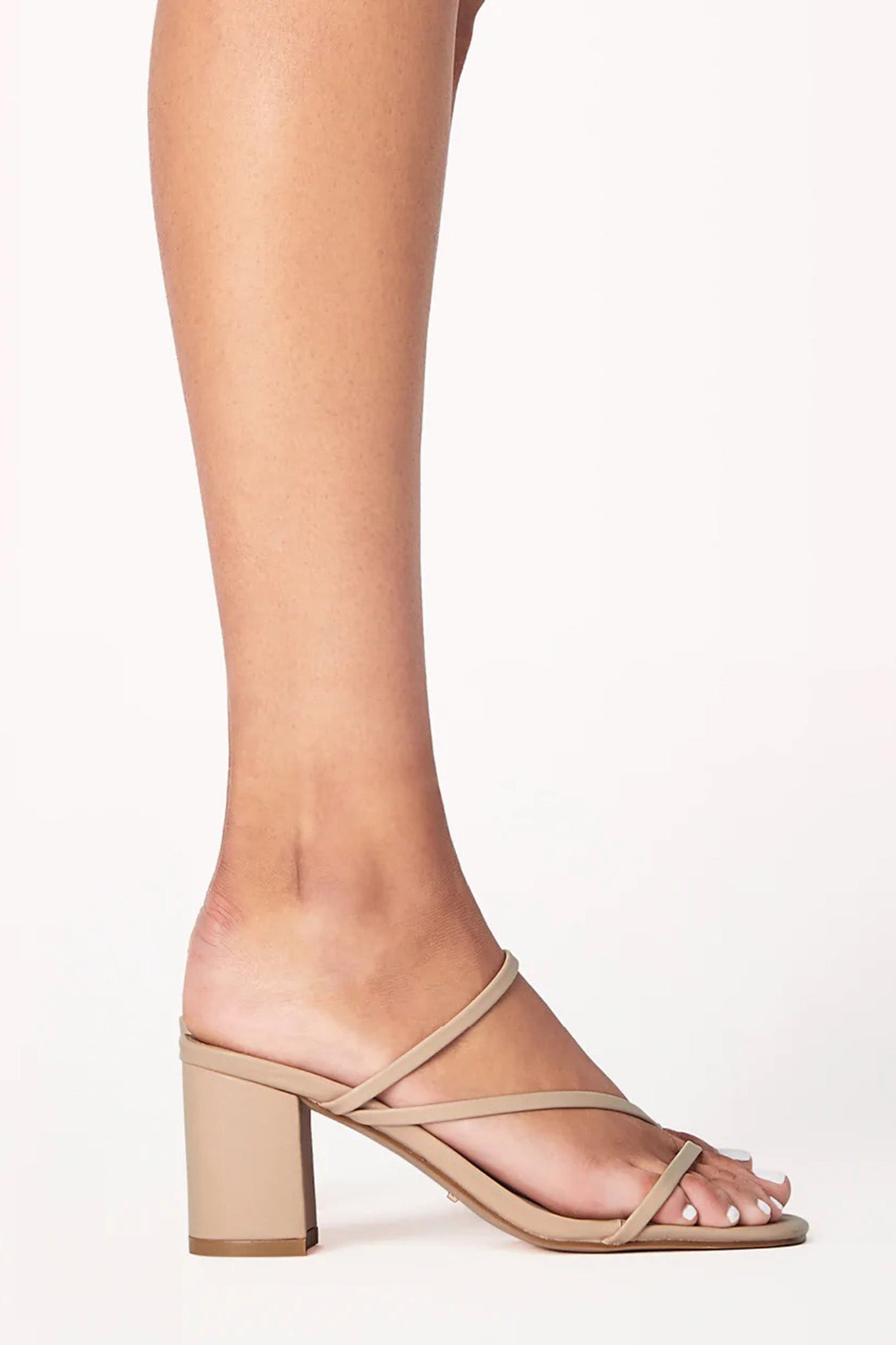 Billini Yazmin Block Heel Nude by Selfie Leslie