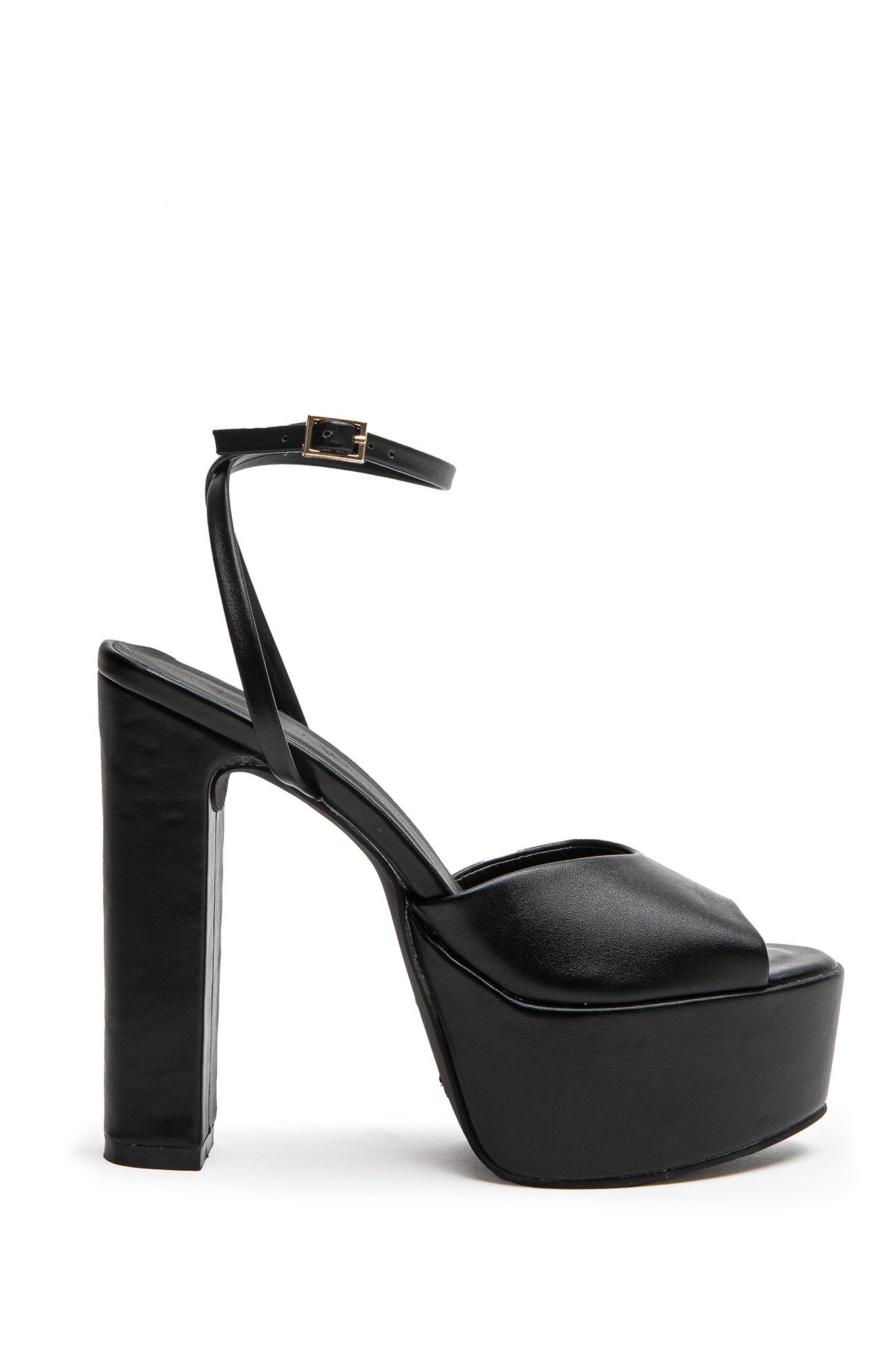 Billini Farley High Platform Block Heel Black by Selfie Leslie