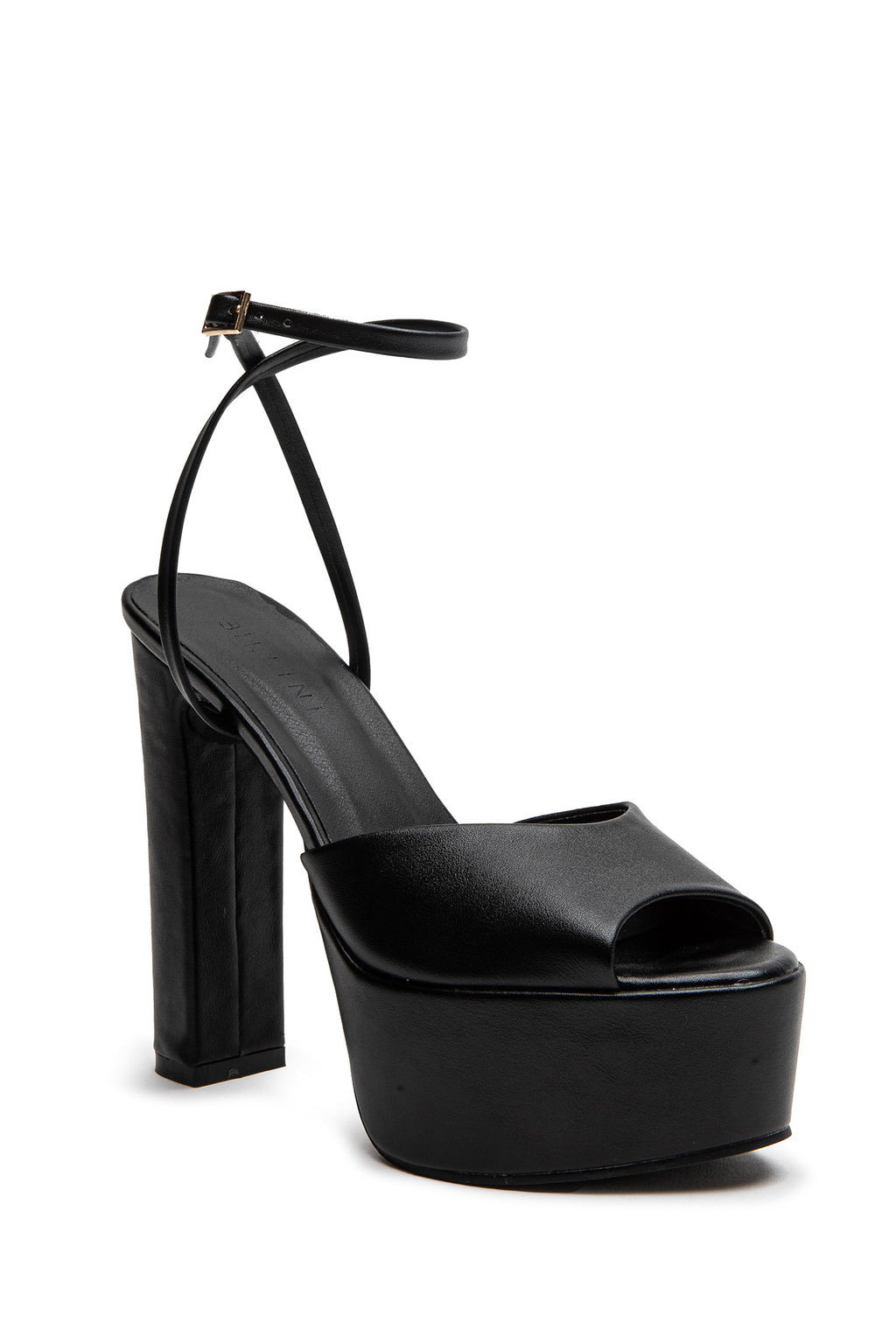 Billini Farley High Platform Block Heel Black by Selfie Leslie