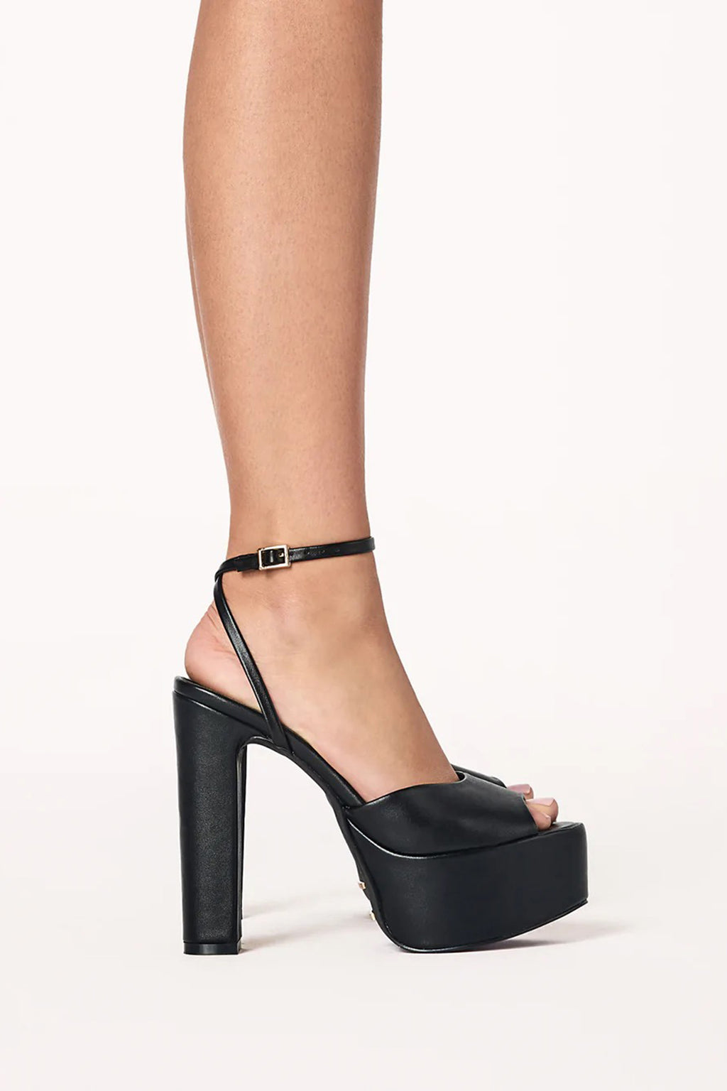 Billini Farley High Platform Block Heel Black by Selfie Leslie