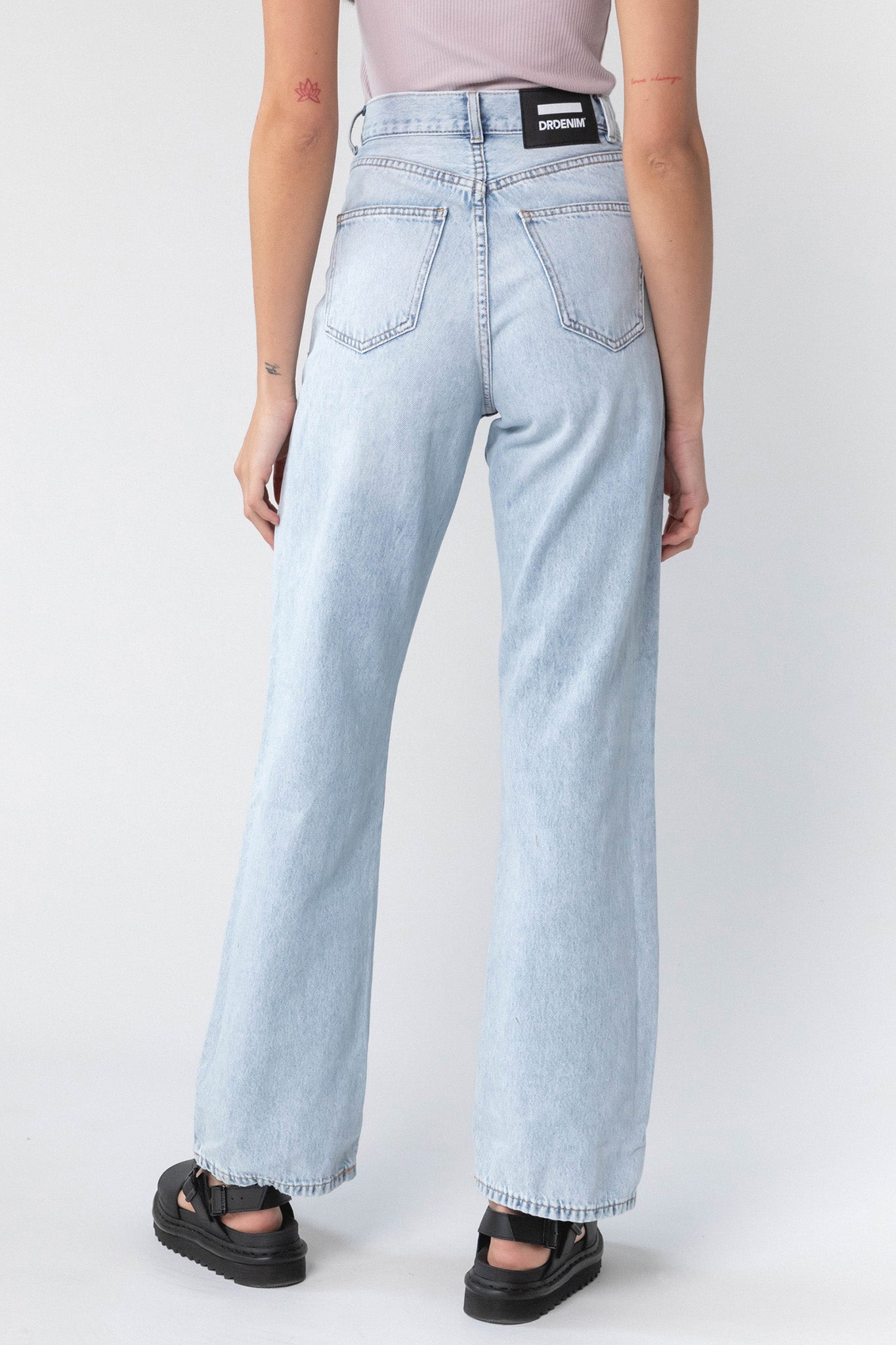 Dr Denim Echo Jeans Bleach Sky by Selfie Leslie Australia