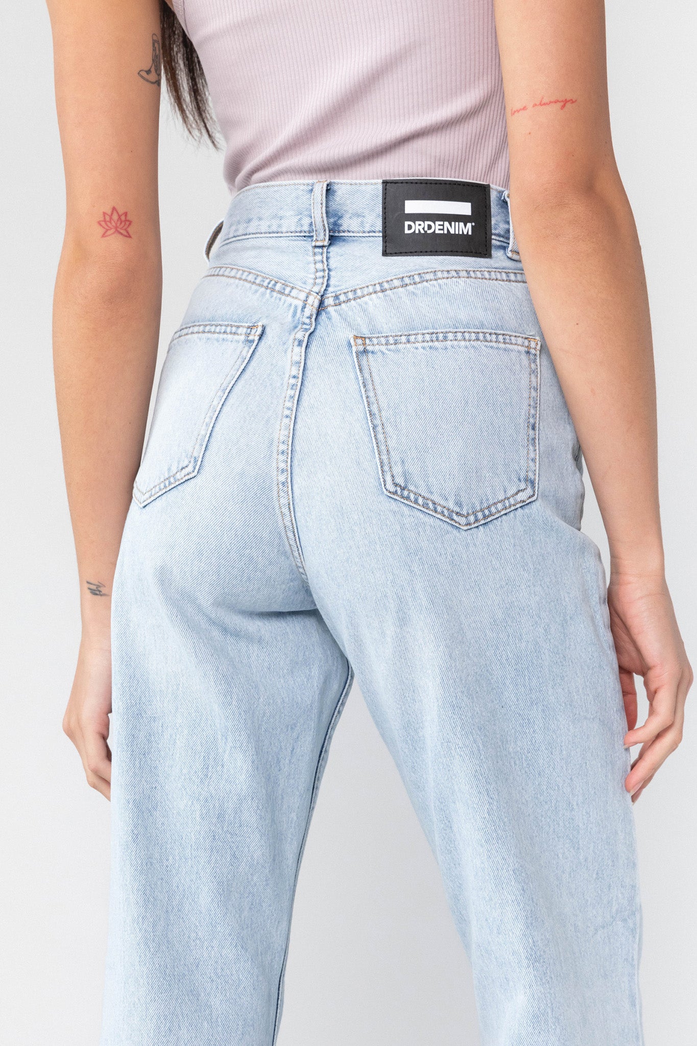 Dr Denim Echo Jeans Bleach Sky by Selfie Leslie Australia