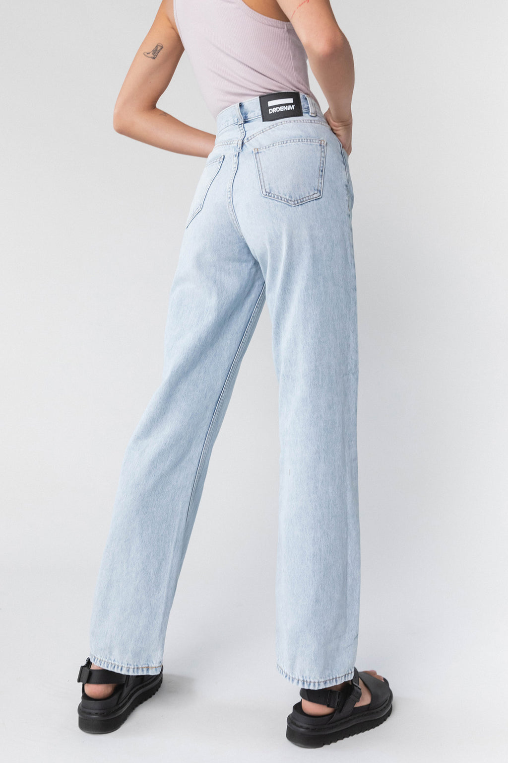 Dr Denim Echo Jeans Bleach Sky by Selfie Leslie Australia