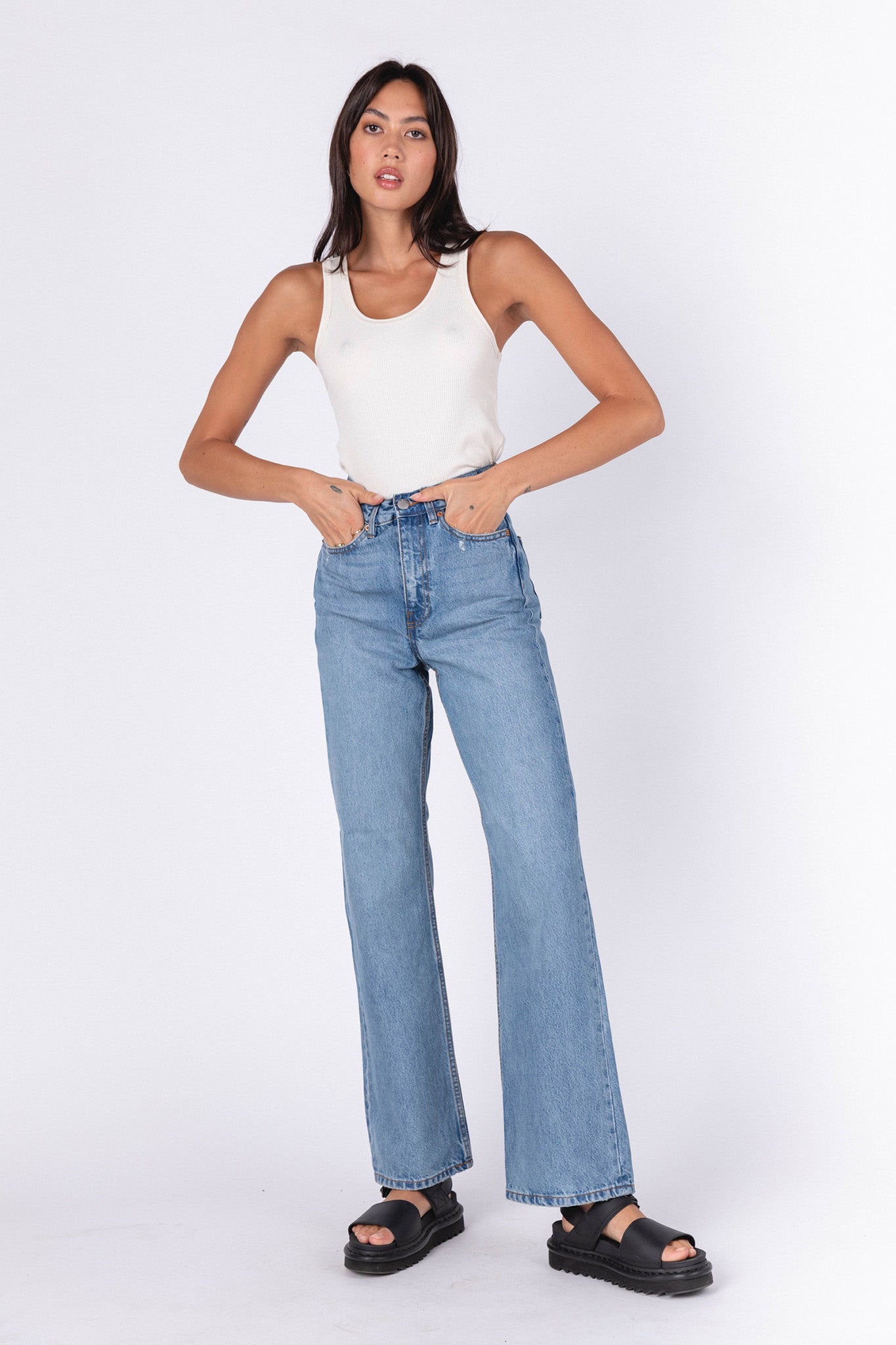 Dr Denim Echo Jeans Blue Jay by Selfie Leslie Australia