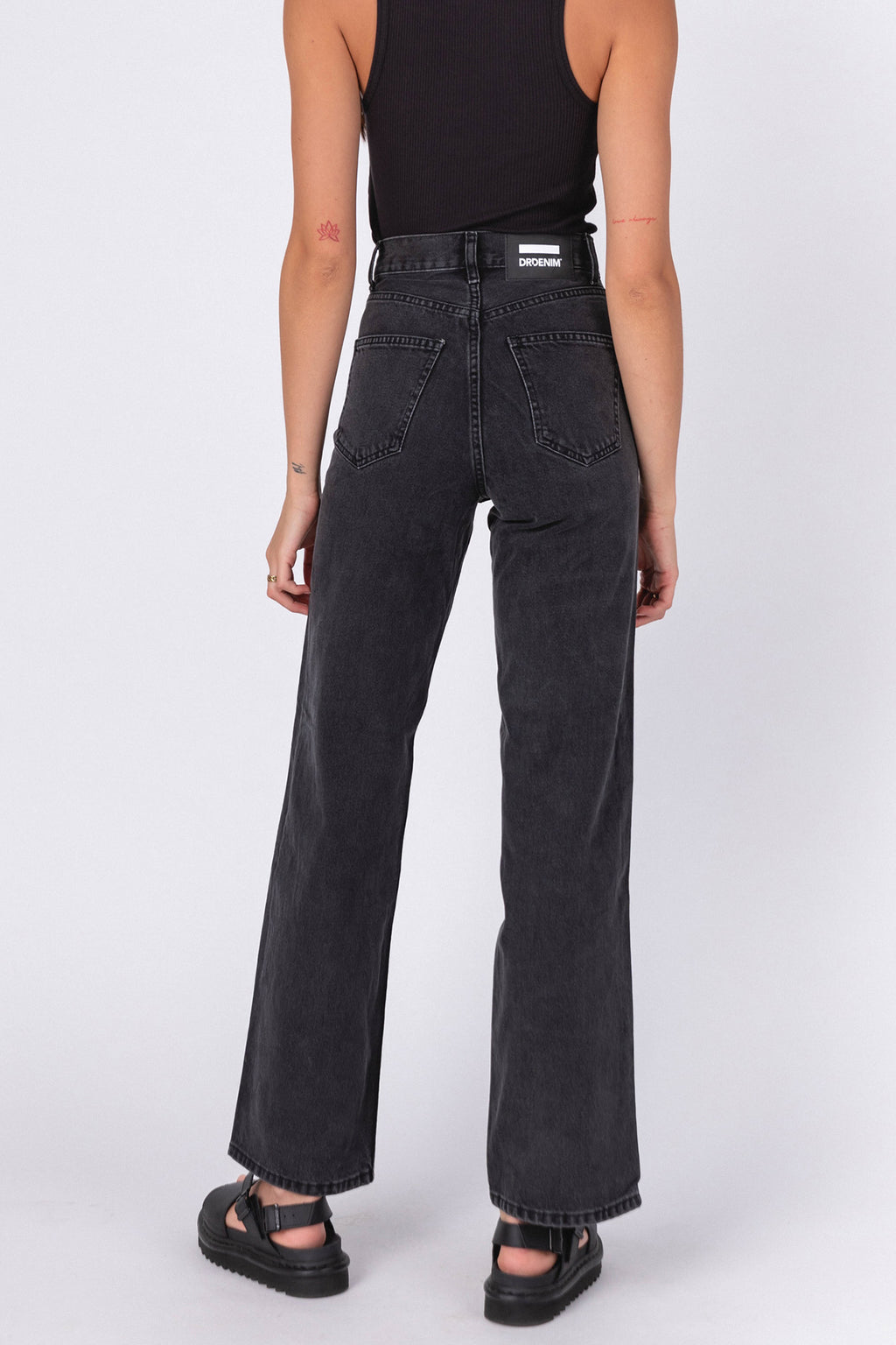 Dr Denim Echo Jeans Concrete Black by Selfie Leslie Australia