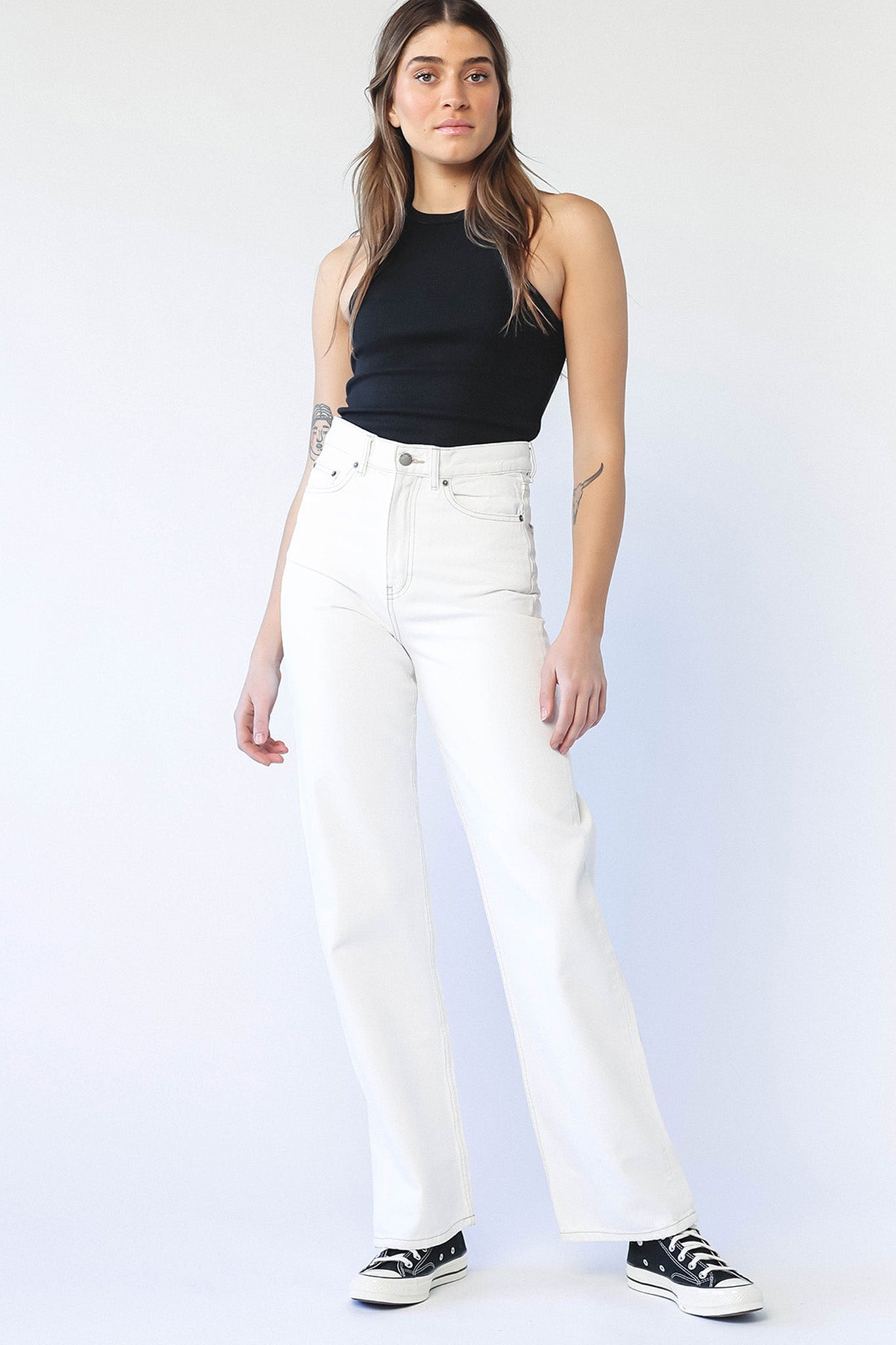 Dr Denim Echo Jeans Light Ecru by Selfie Leslie Australia