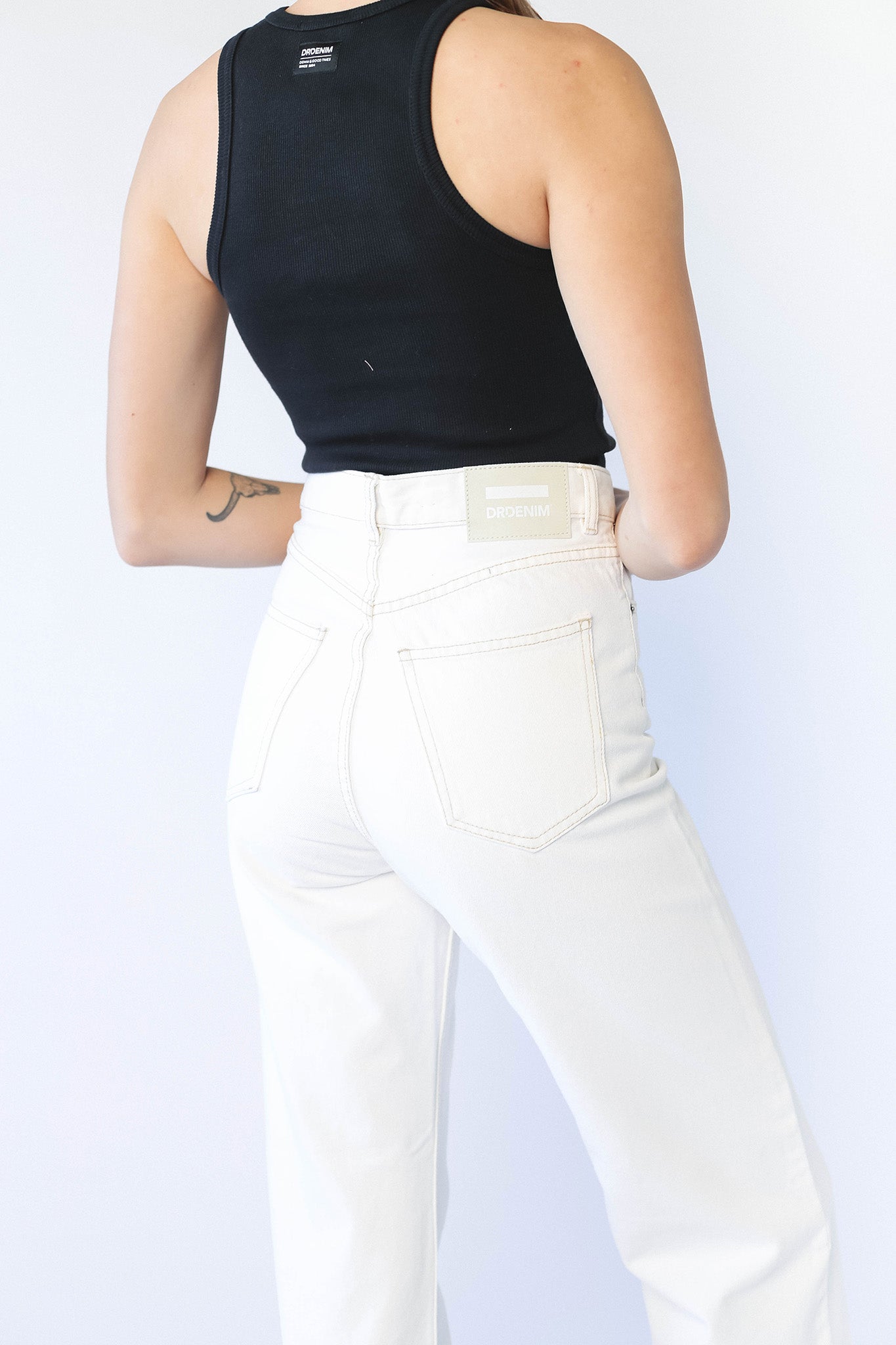 Dr Denim Echo Jeans Light Ecru by Selfie Leslie Australia
