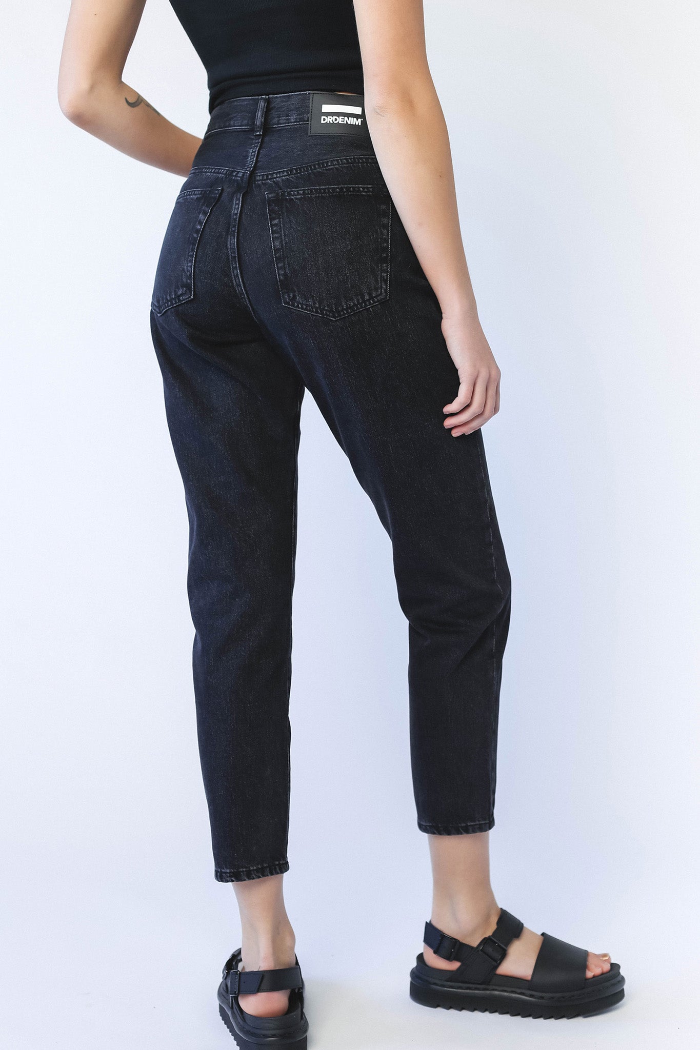 Dr Denim Nora Jeans Black Retro by Selfie Leslie Australia
