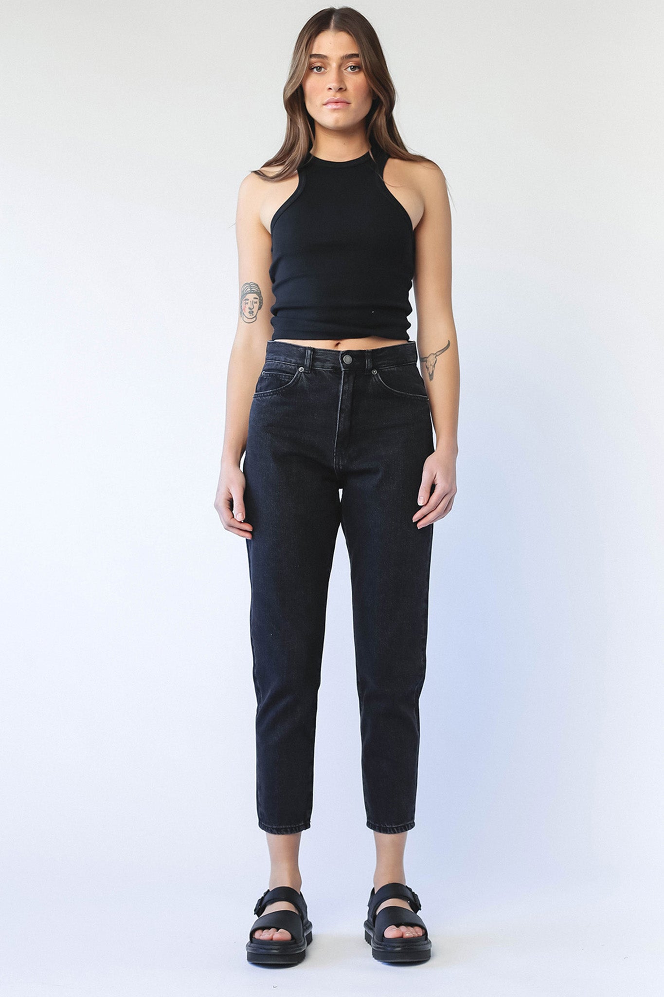Dr Denim Nora Jeans Black Retro by Selfie Leslie Australia