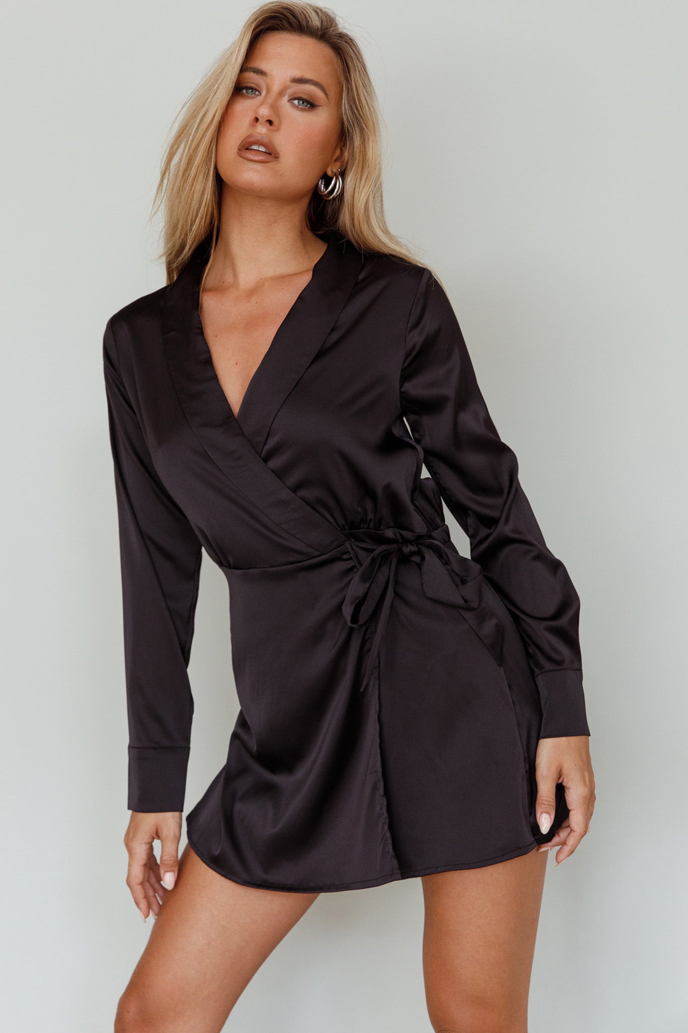Turning Heads Side Tie Romper Black by Selfie Leslie Australia