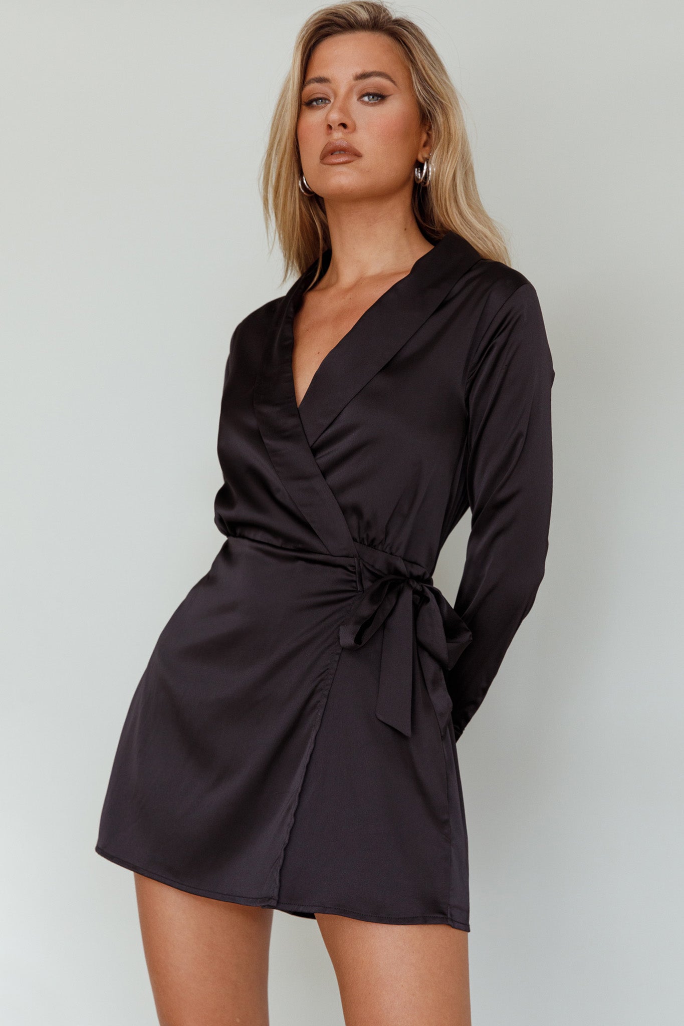 Turning Heads Side Tie Romper Black by Selfie Leslie Australia