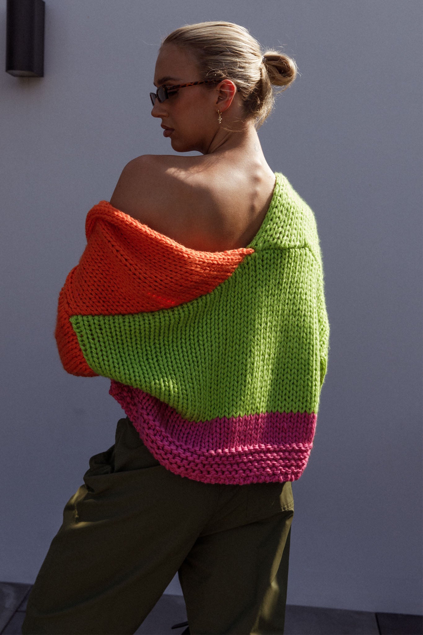 Neon Carnival Knit Cardigan Multi by Selfie Leslie Australia
