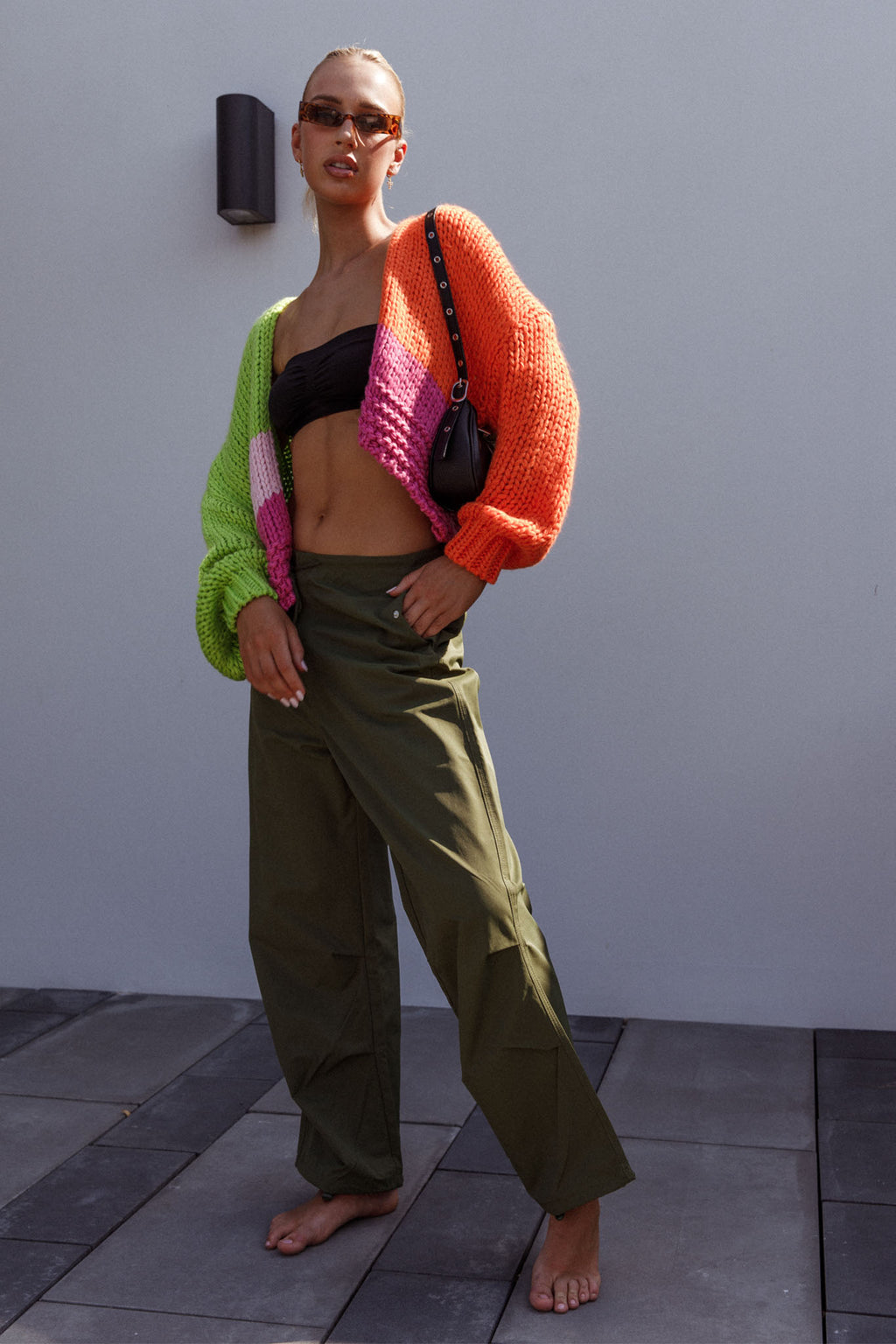 Neon Carnival Knit Cardigan Multi by Selfie Leslie Australia