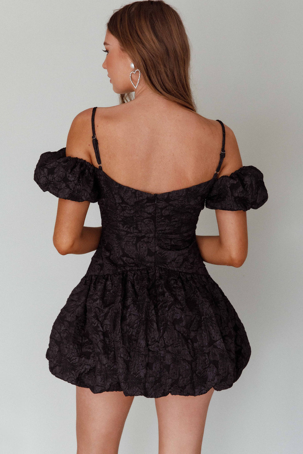 Mon Bebe Drop Waist Mini Dress Black by Selfie Leslie Australia