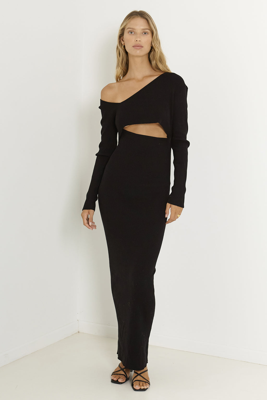 SNDYS Aurora Maxi Dress Black by Selfie Leslie Australia
