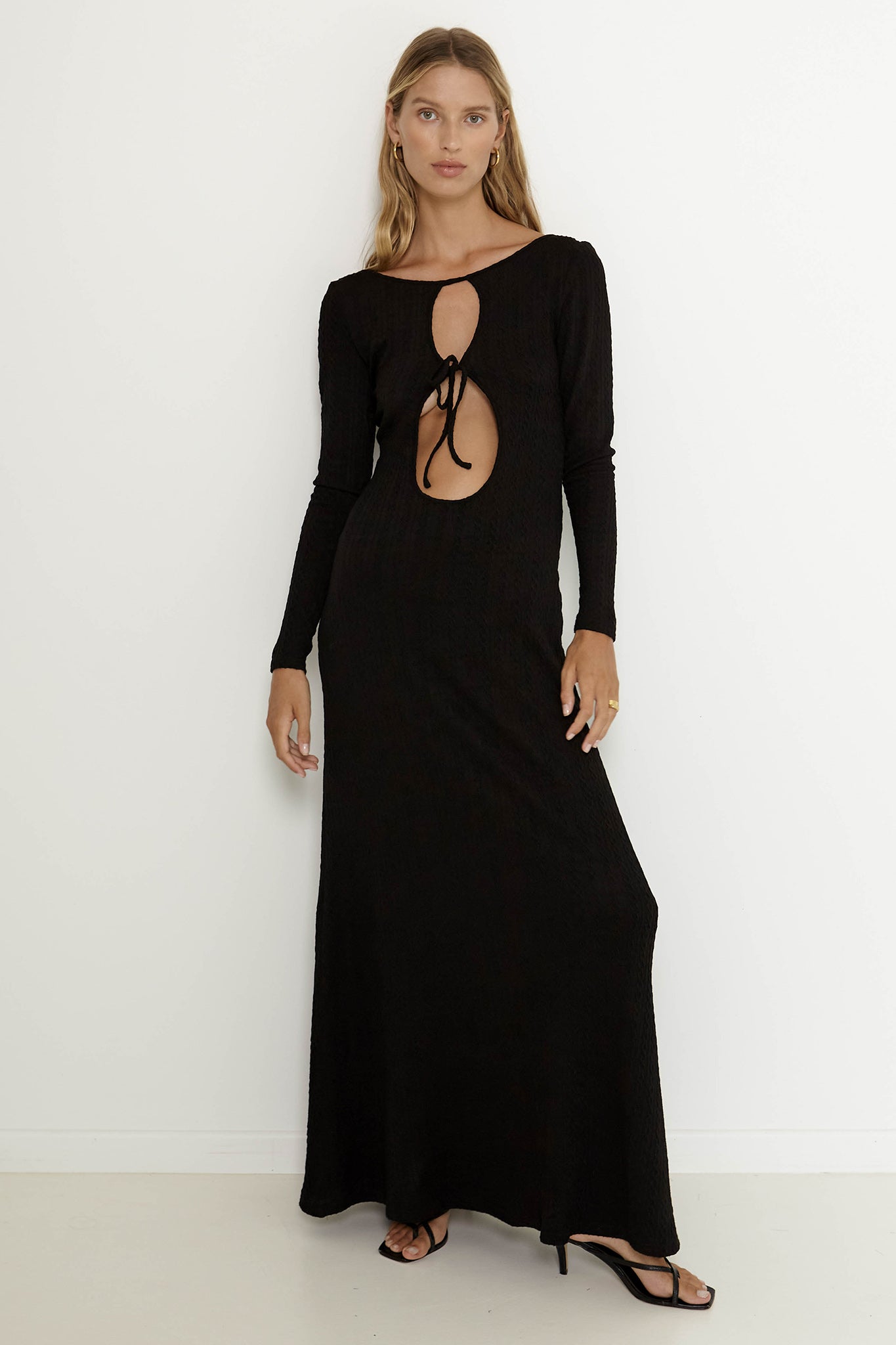 SNDYS Tallulah Maxi Dress Black by Selfie Leslie Australia
