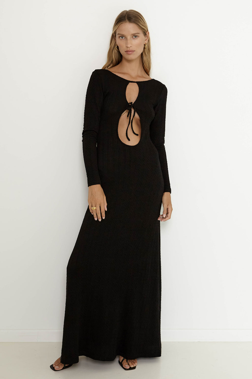 SNDYS Tallulah Maxi Dress Black by Selfie Leslie Australia